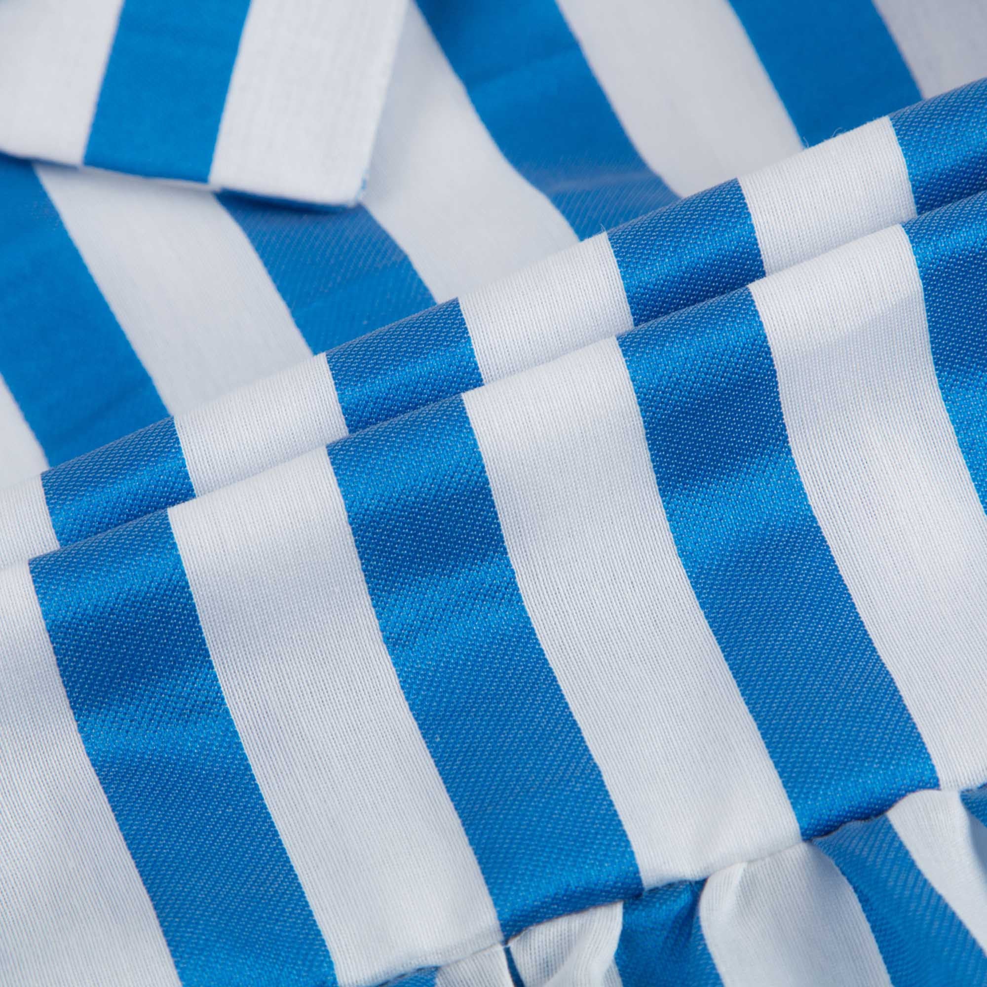 Robe en voile de soie mélangée bleue pour fille