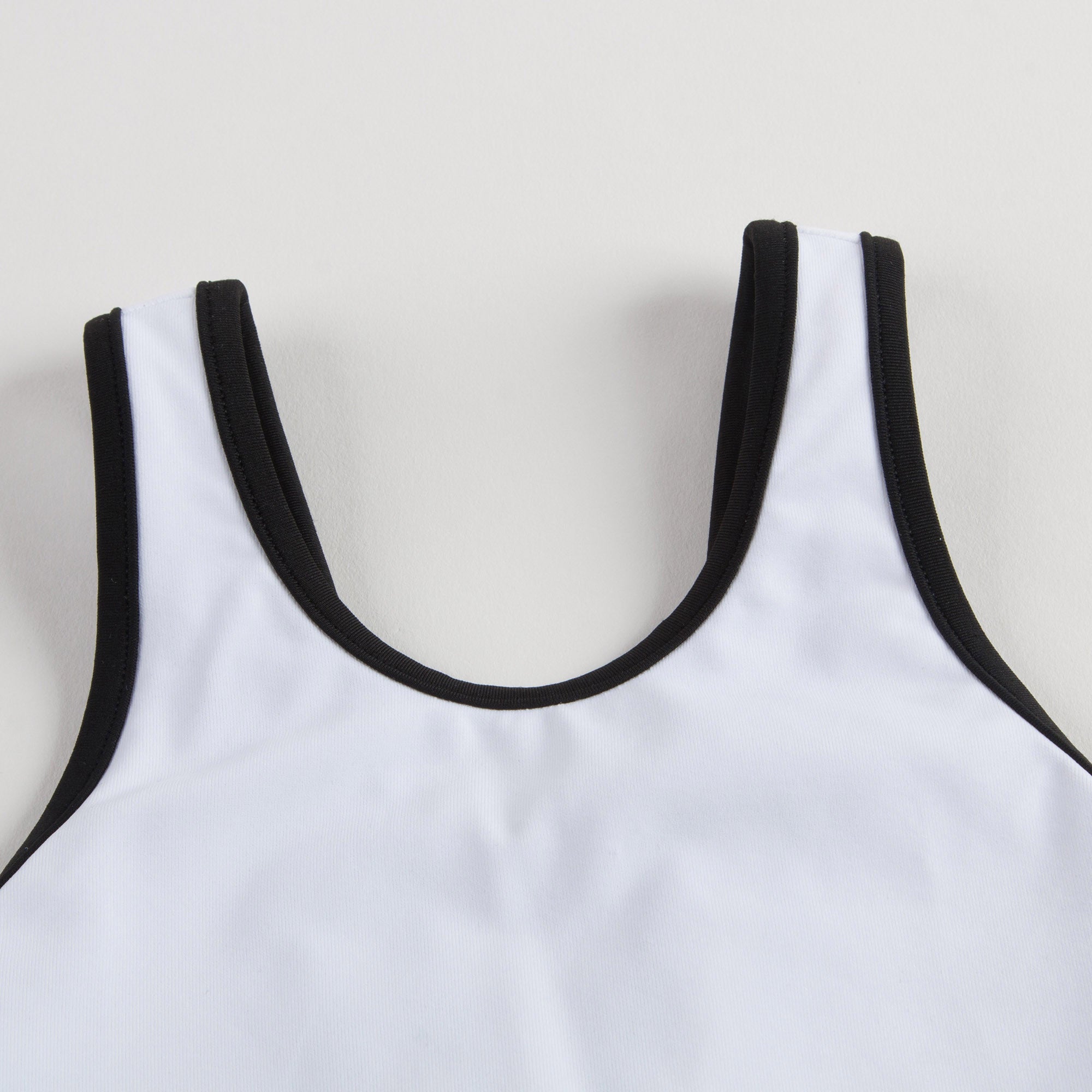 Maillot de bain une pièce blanc pour fille