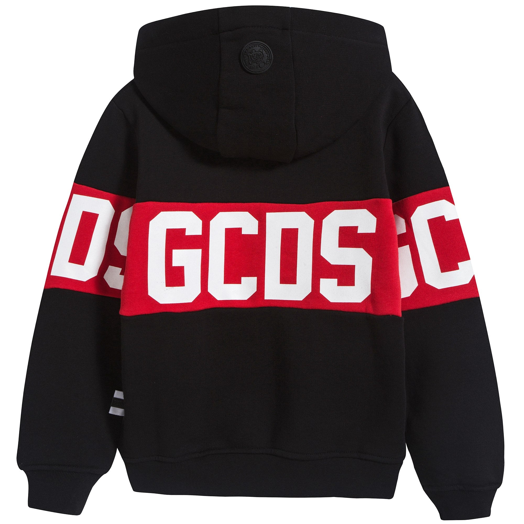 Boys & Girls Black Logo Hooded Sweatshirt