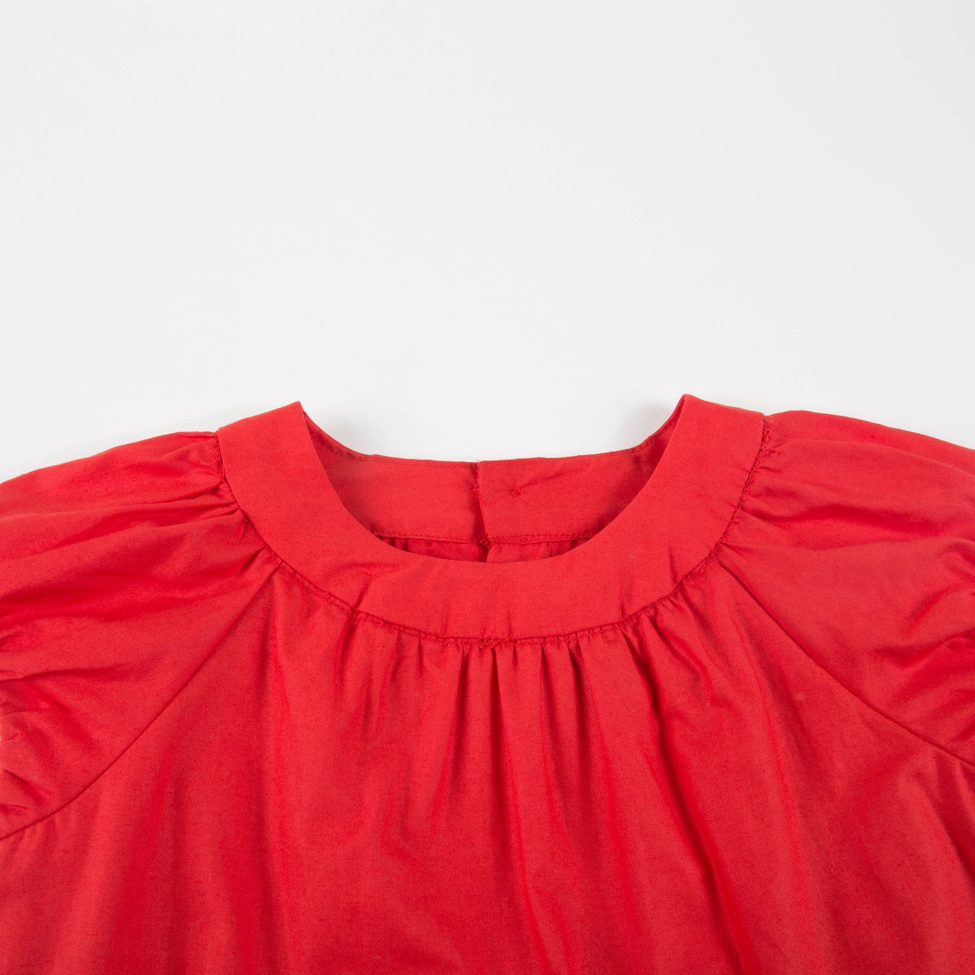 Robe rouge à imprimé pour fille