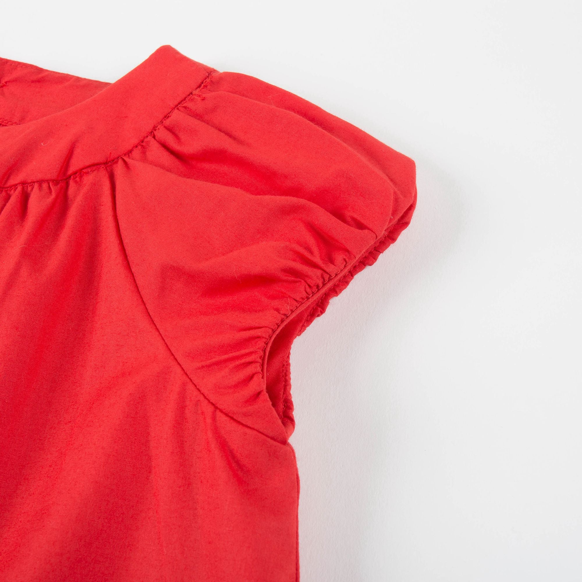 Robe rouge à imprimé pour fille