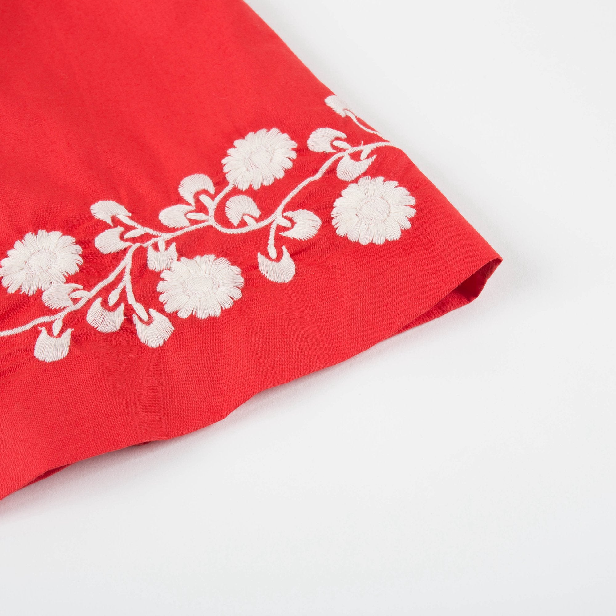 Robe rouge à imprimé pour fille