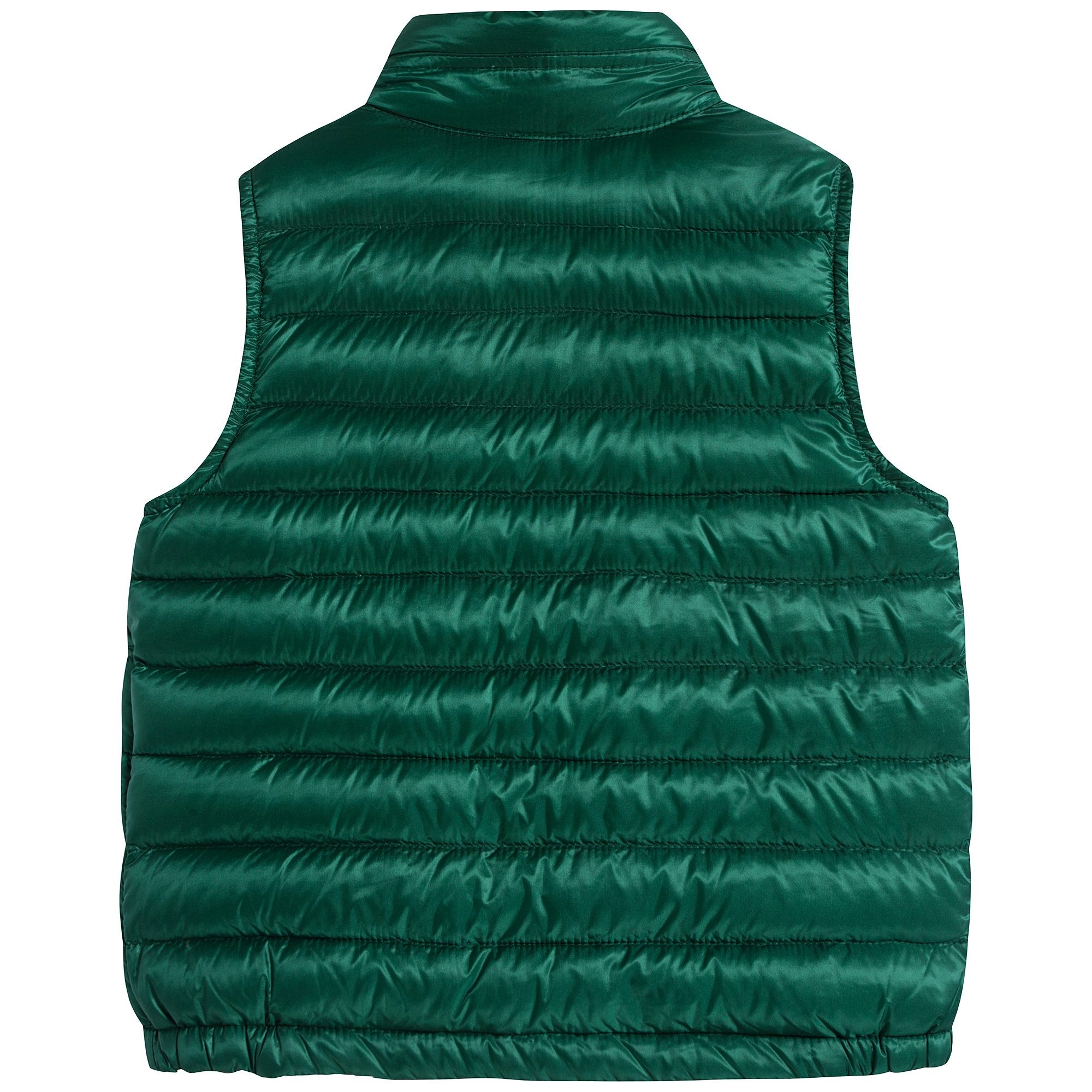 Boys Green "BLAVET" Padded Down Gilet