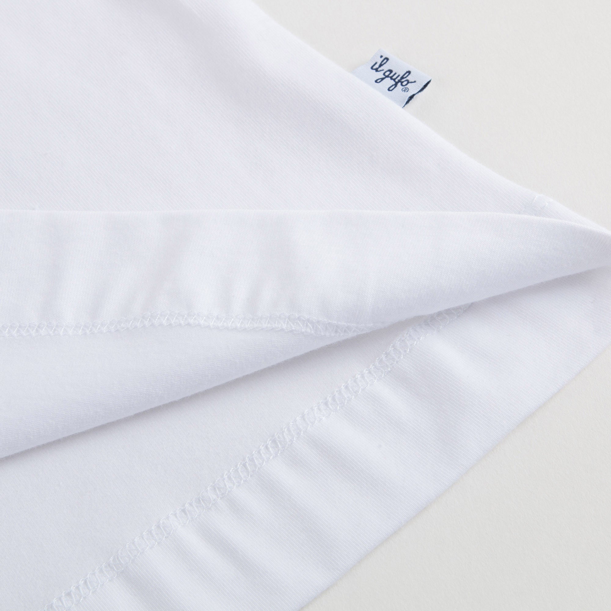 T-shirt blanc en coton à fleurs pour filles