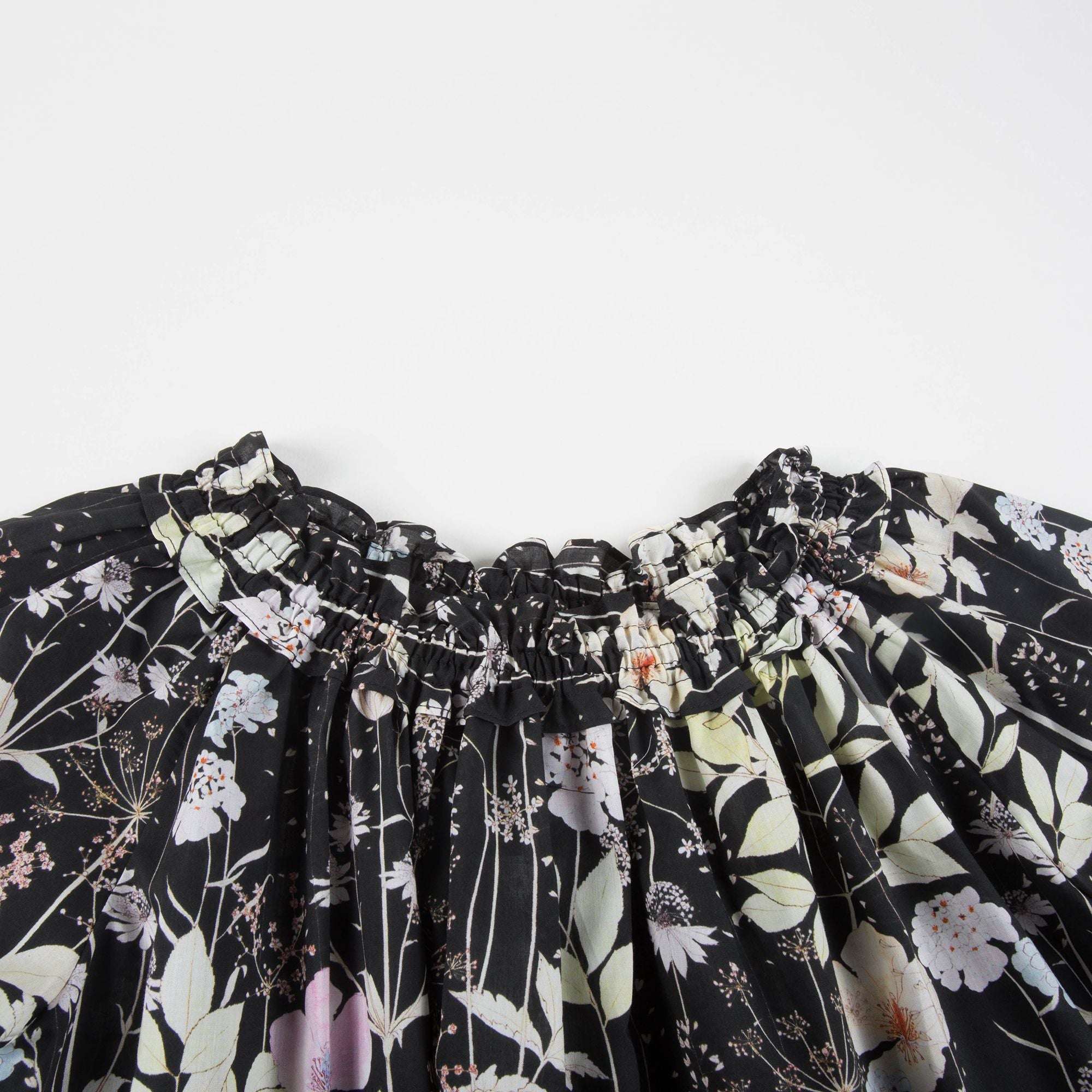 Robe noire imprimée pour fille