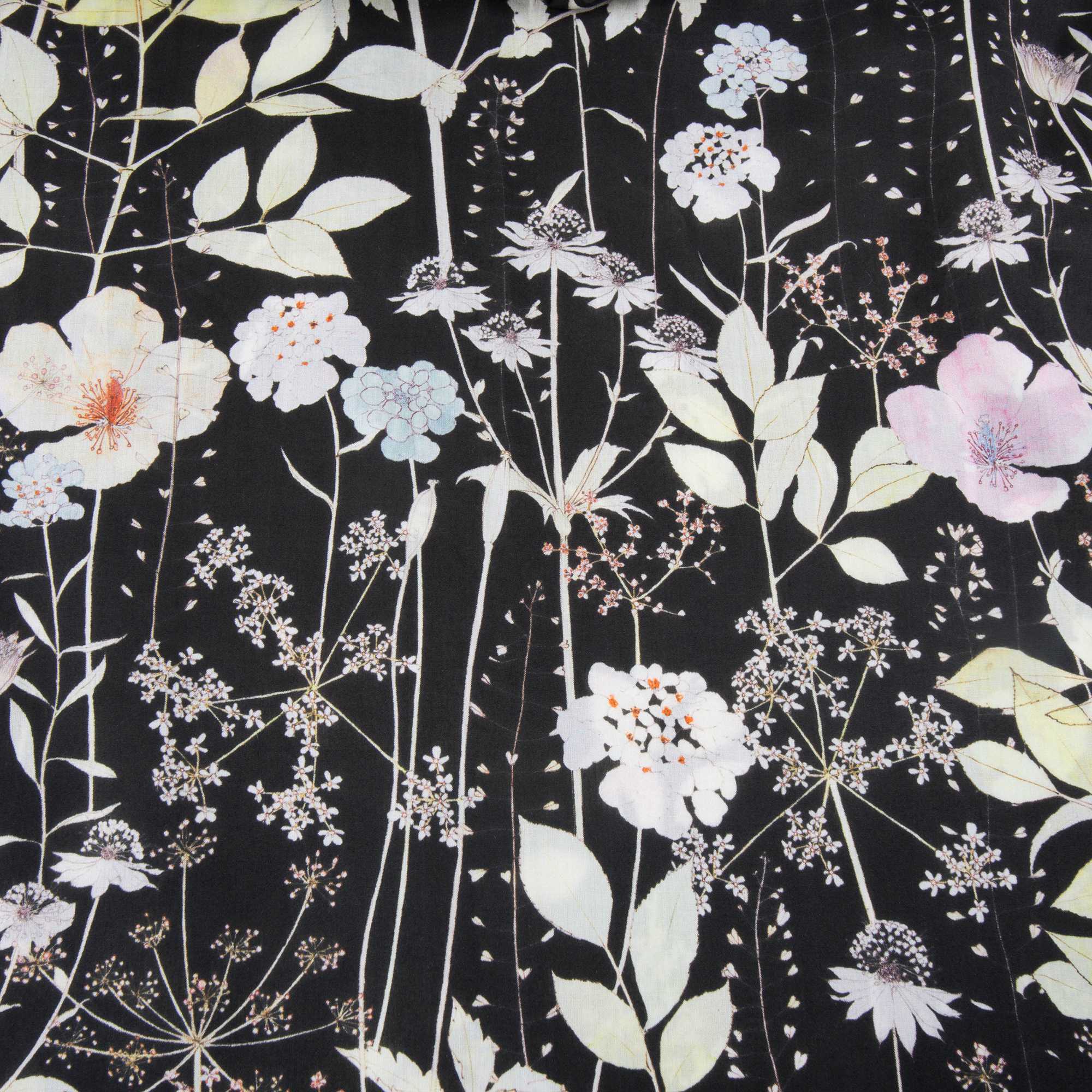 Robe noire imprimée pour fille