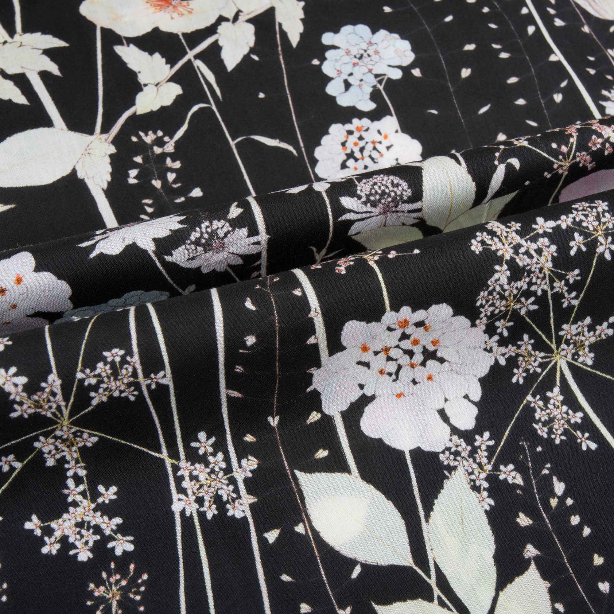 Robe noire imprimée pour fille