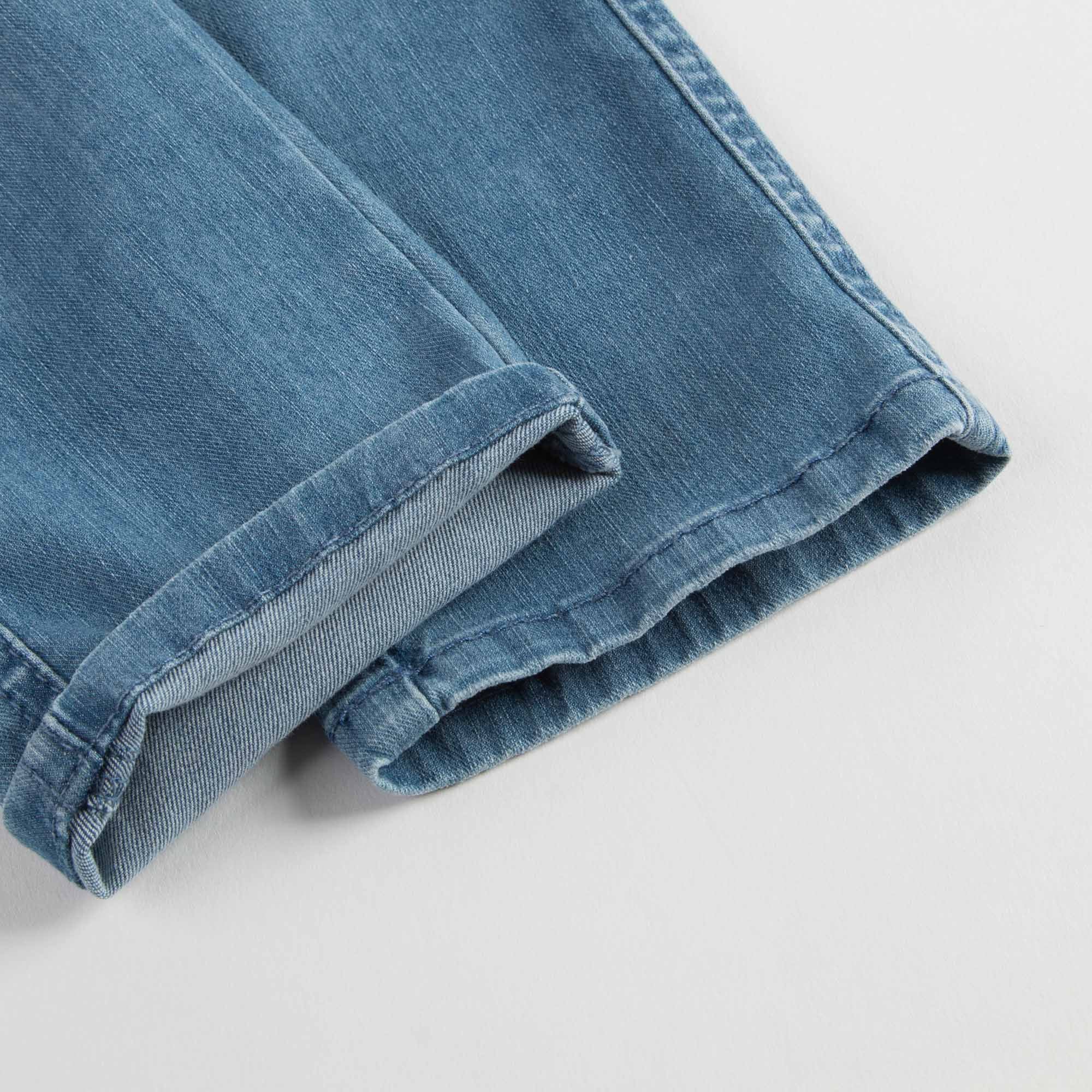 Jeans en coton bleu pour bébés filles