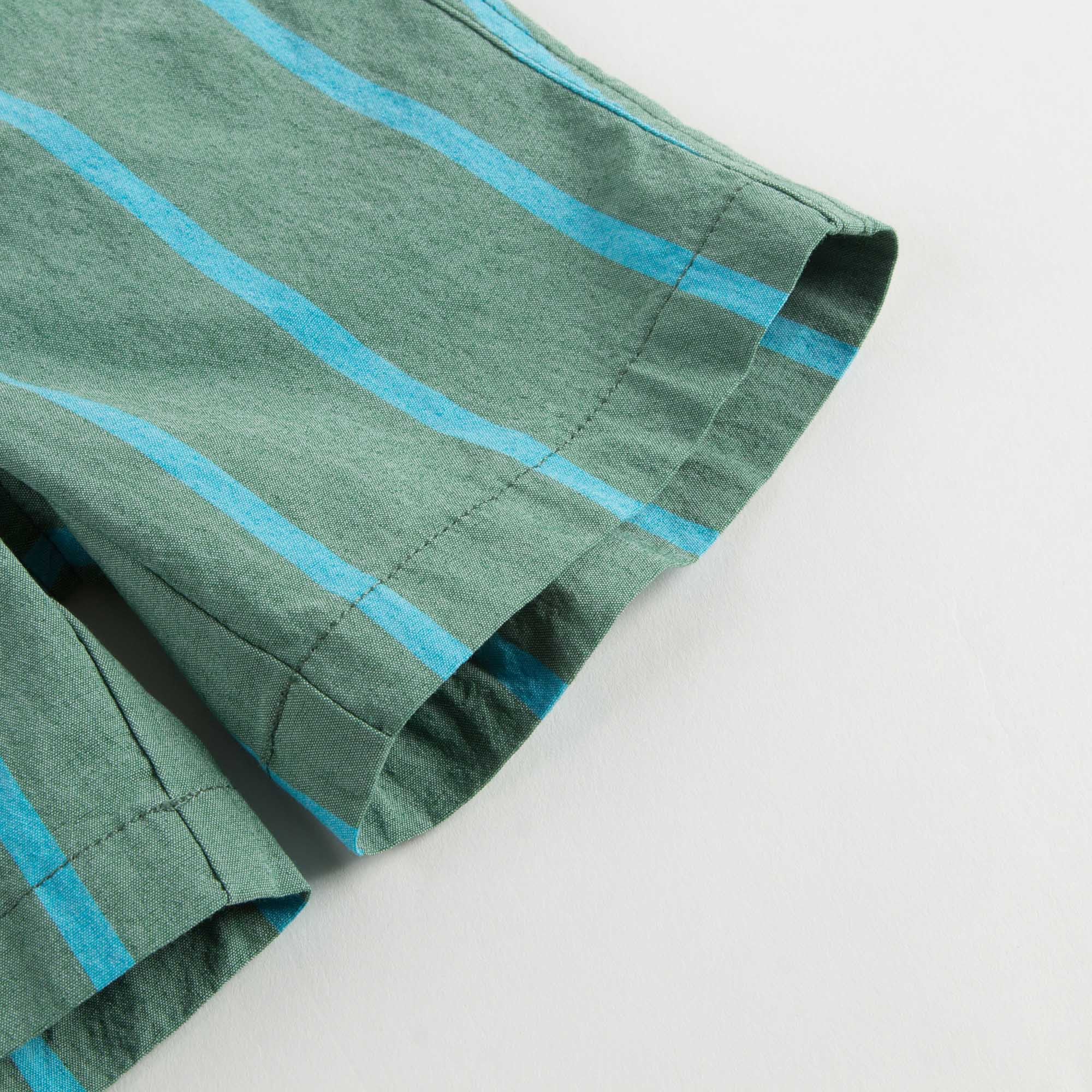 Short rayé vert pour garçons