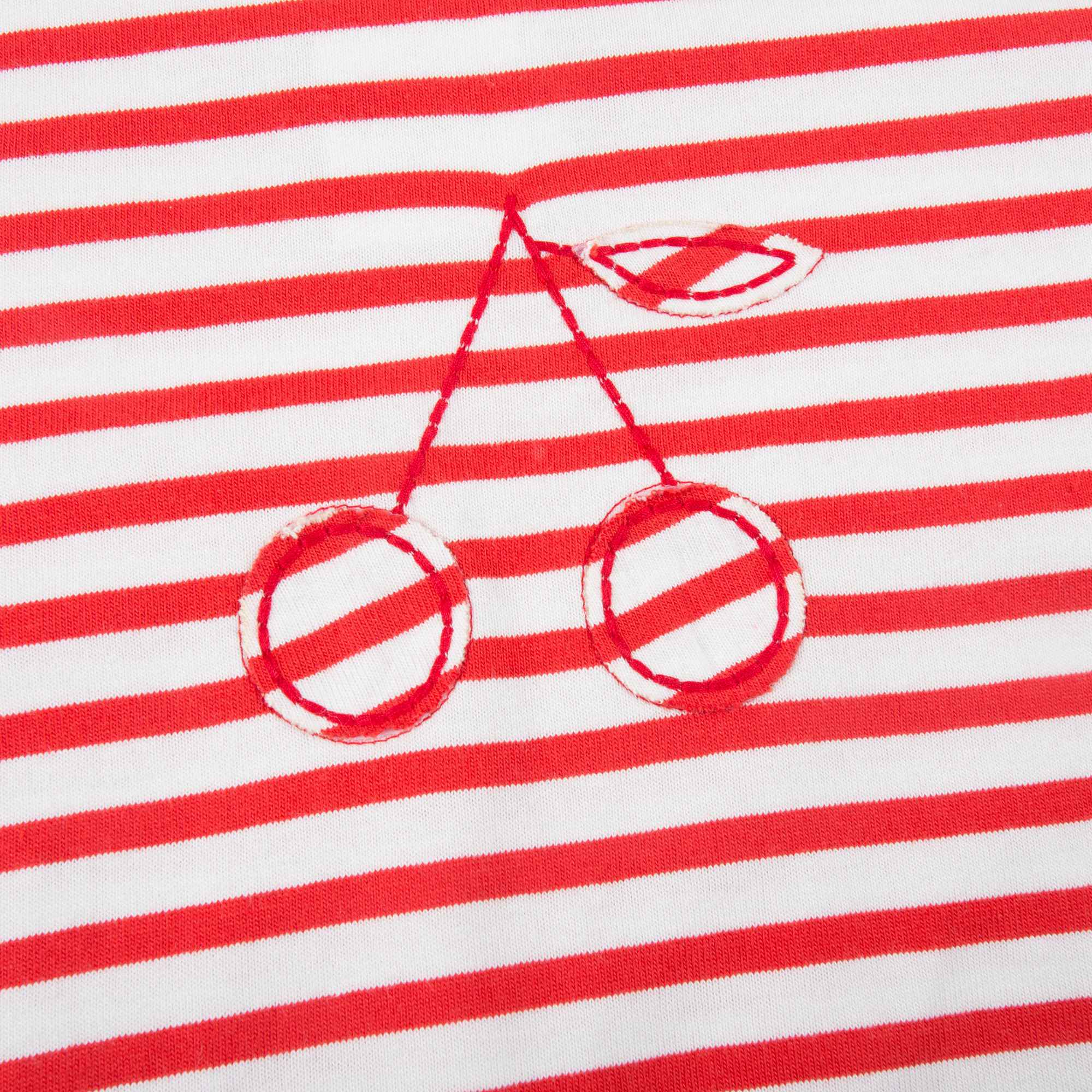 T-shirt rayé rose pour fille