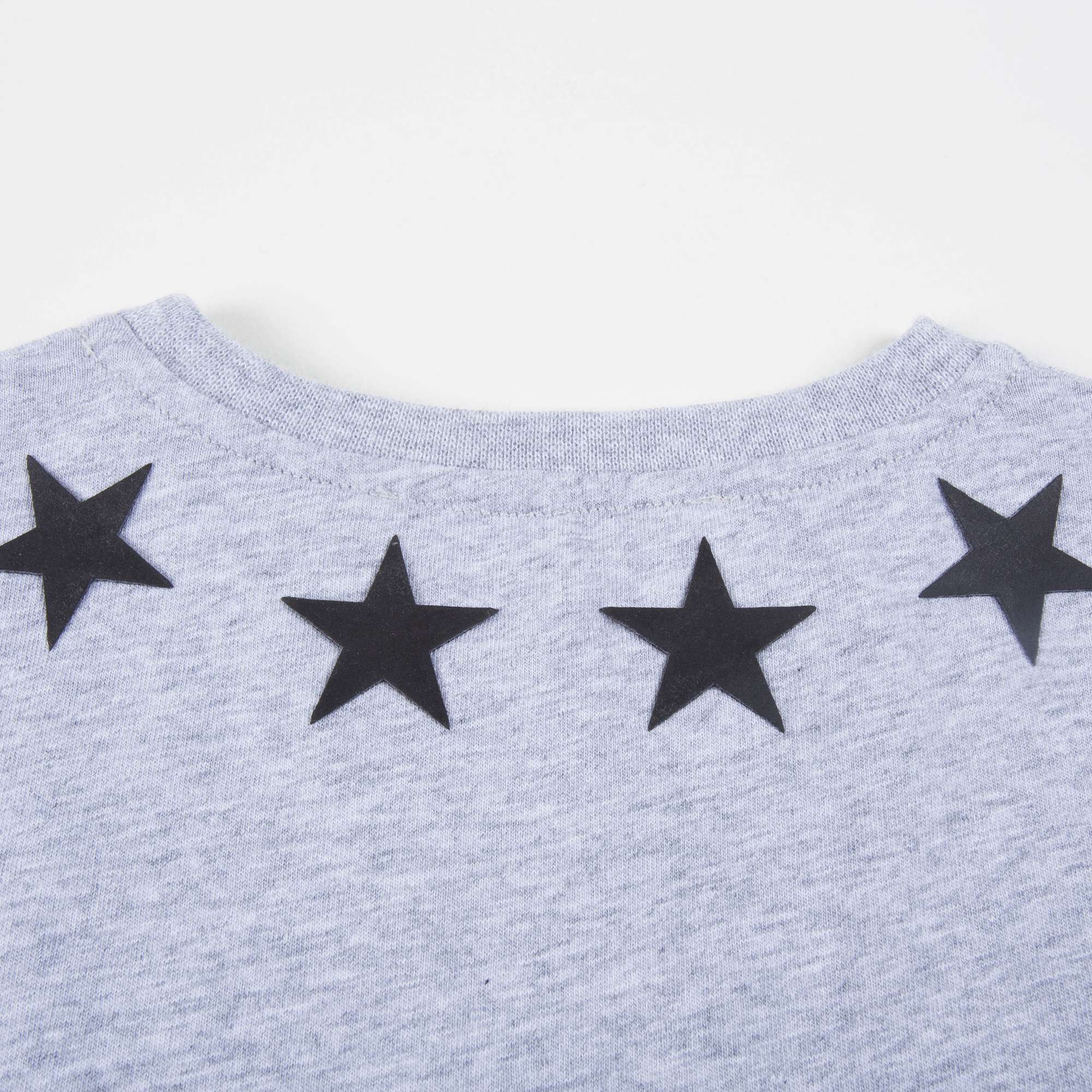 Boys Grey Cotton "Star" T-shirt