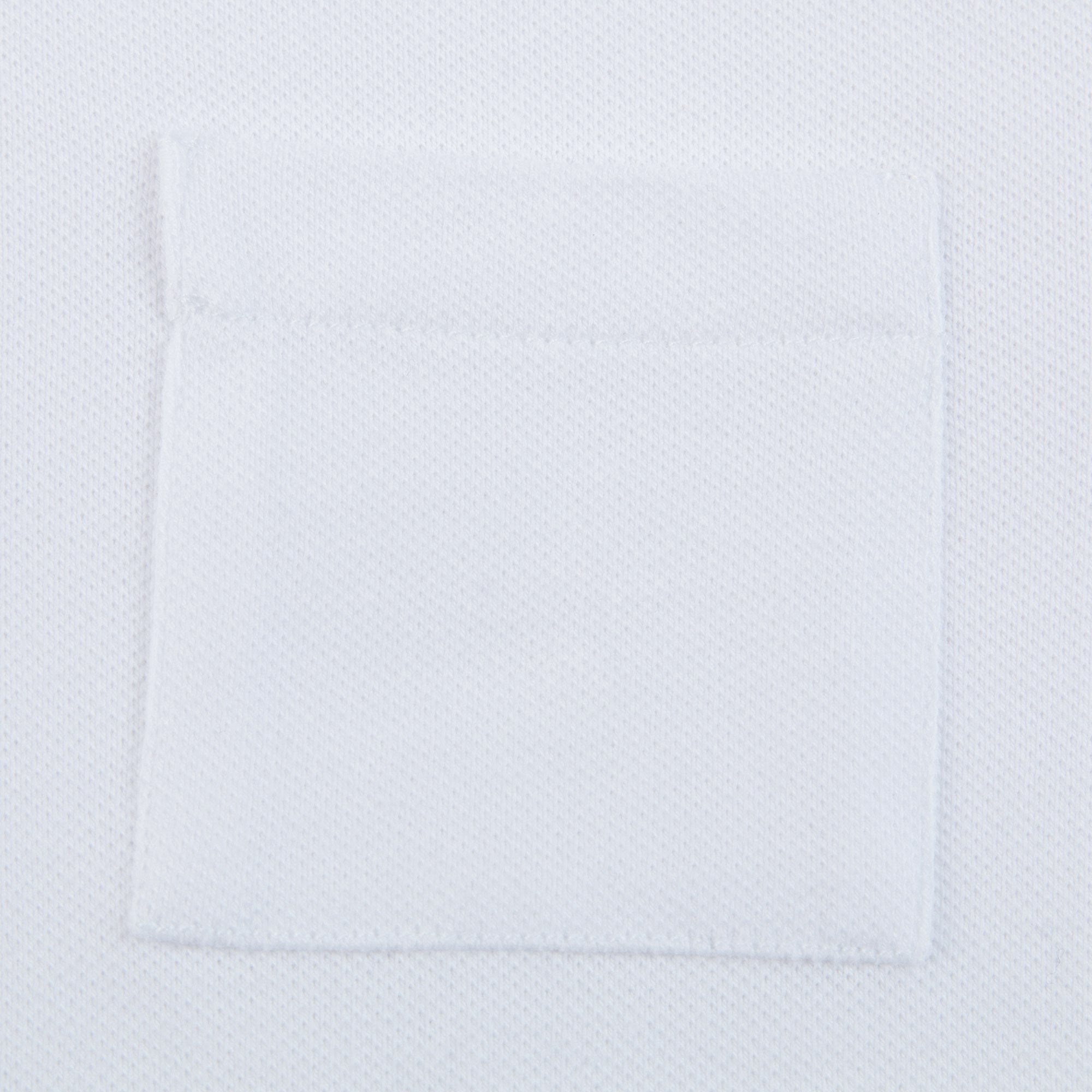 Boys White Cotton Polo Shirt With Star Trim