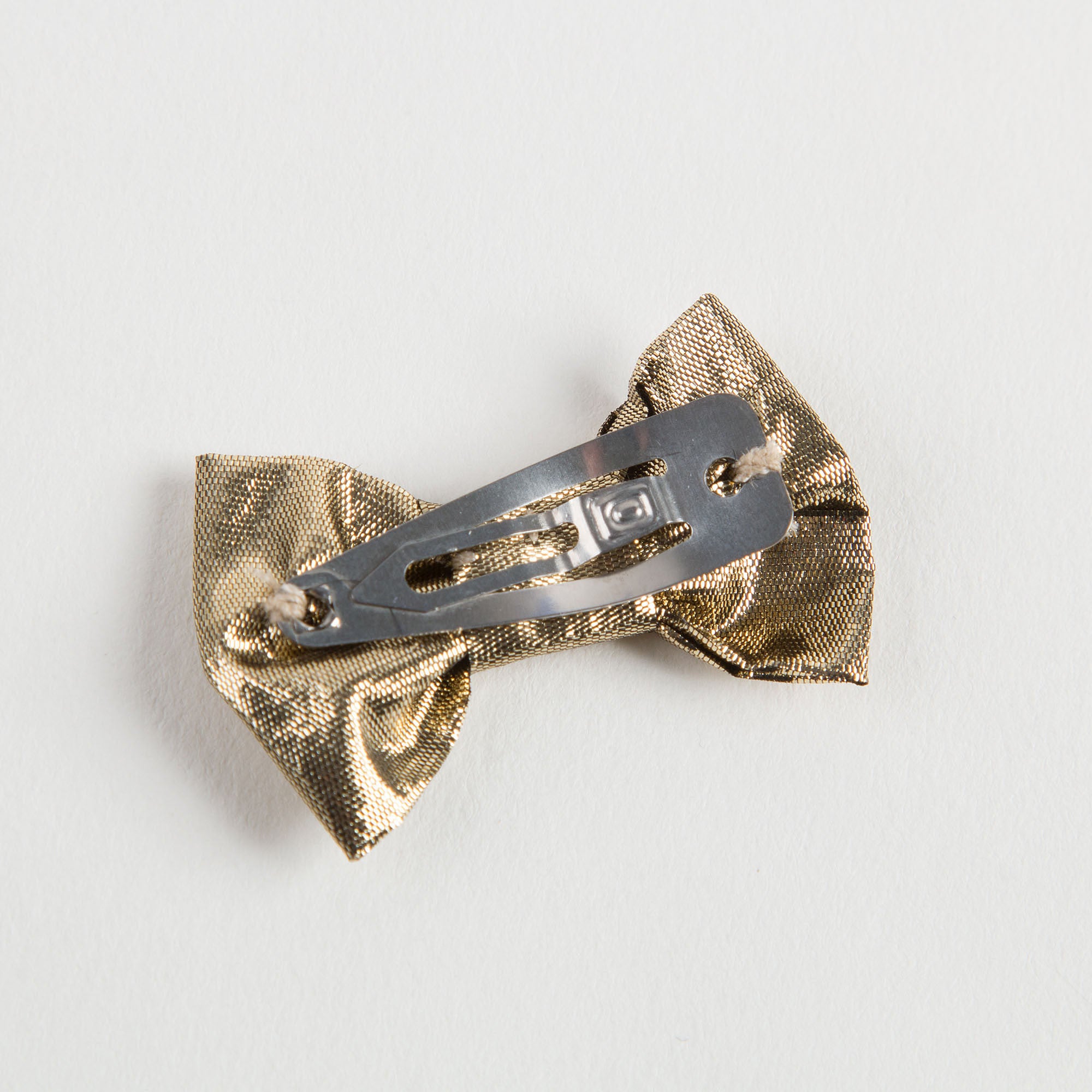 Girls Gold Bow Two Piece Hairclip - CÉMAROSE | Children's Fashion Store - 5