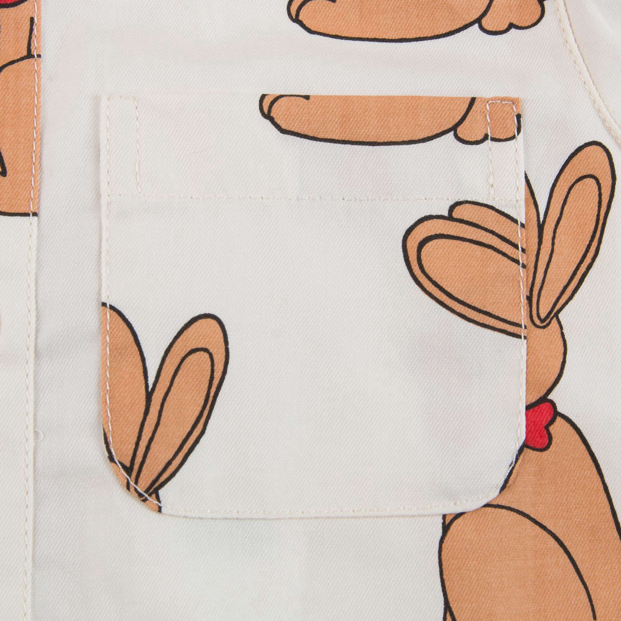 Boys Beige Cotton Shirt