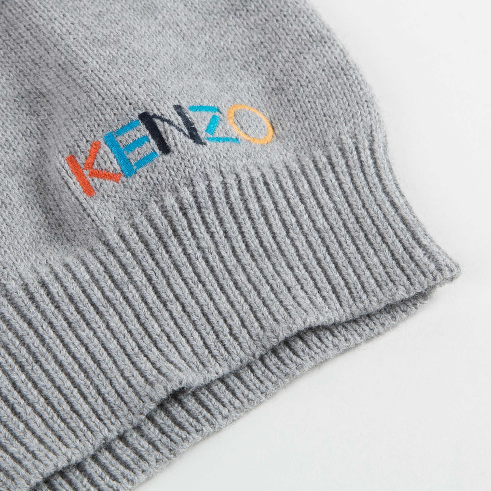 Boys Marl Grey Cotton Sweater