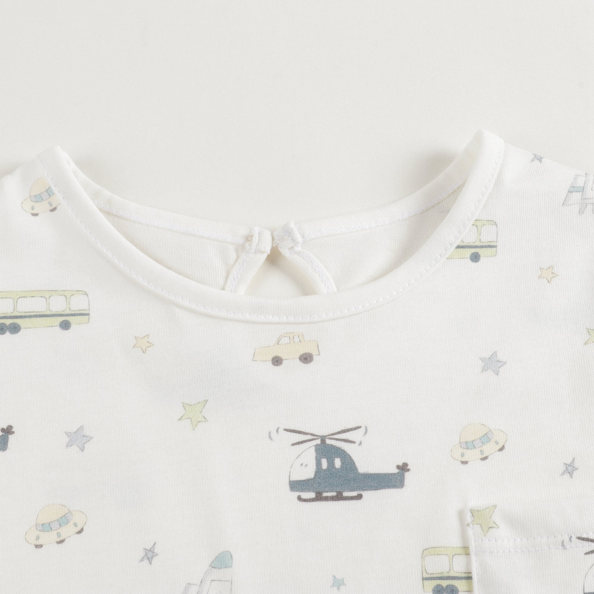 Pyjama deux pièces pour petit garçon, imprimé véhicules