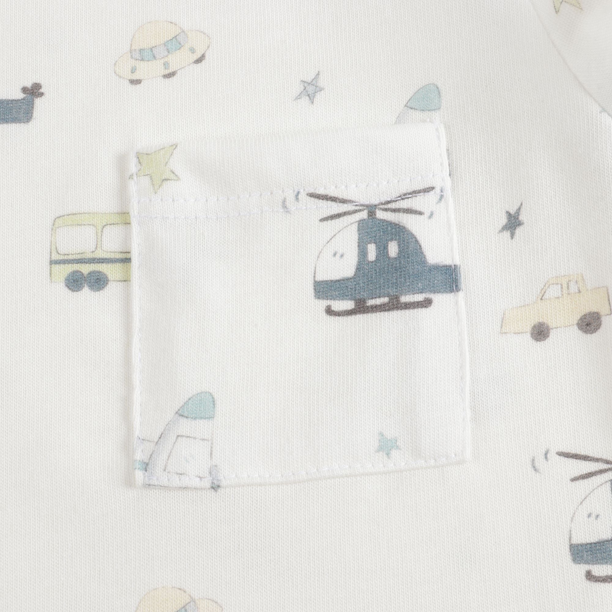 Pyjama deux pièces pour petit garçon, imprimé véhicules