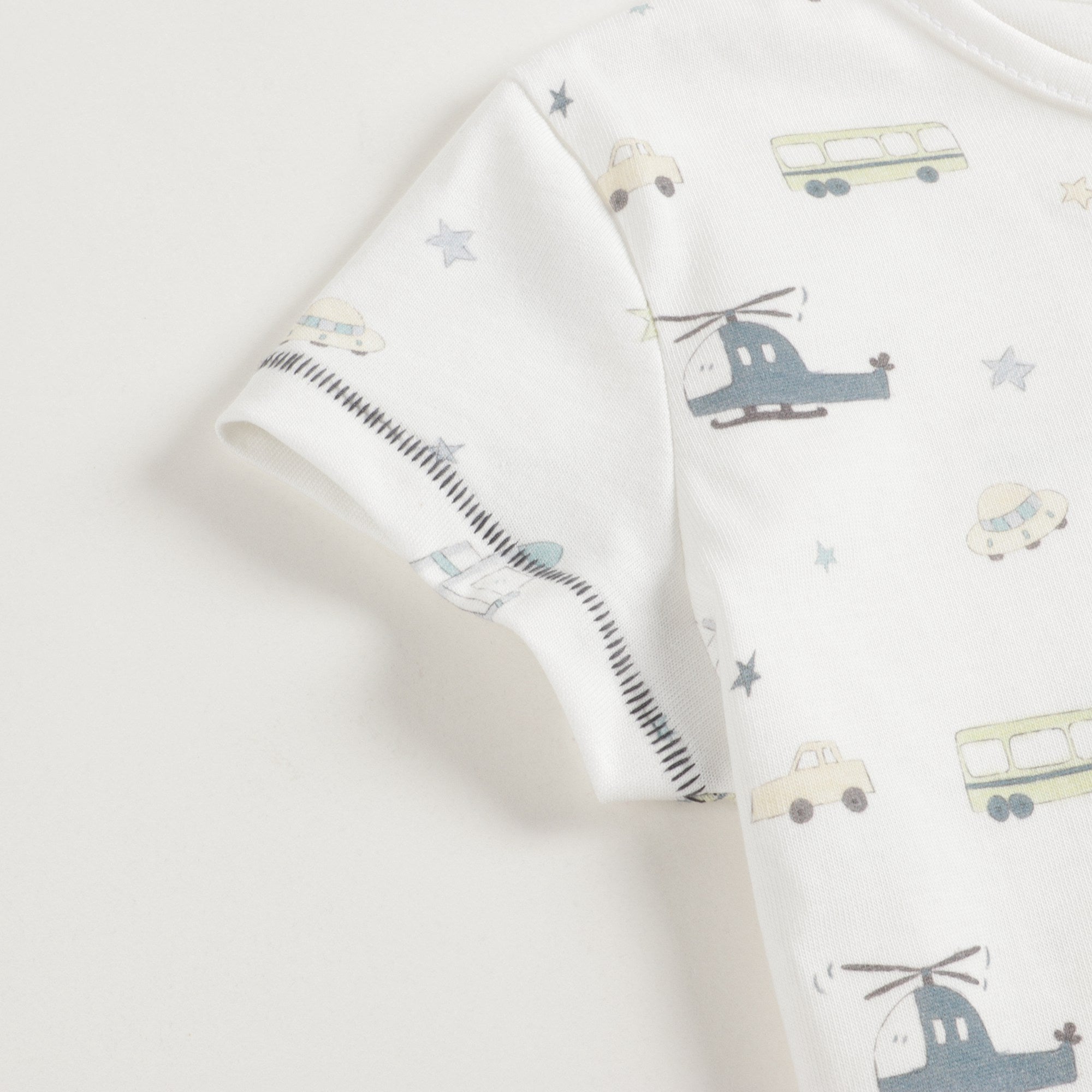 Pyjama deux pièces pour petit garçon, imprimé véhicules