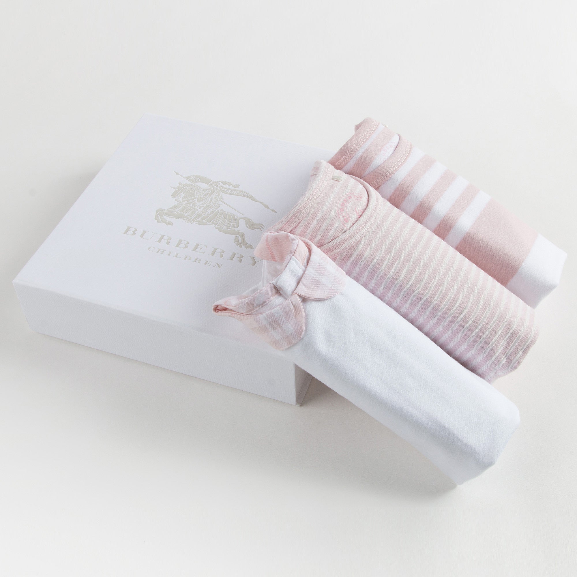 Grils White&Pink 3 Piece Babygrow Set - CÉMAROSE | Children's Fashion Store - 10