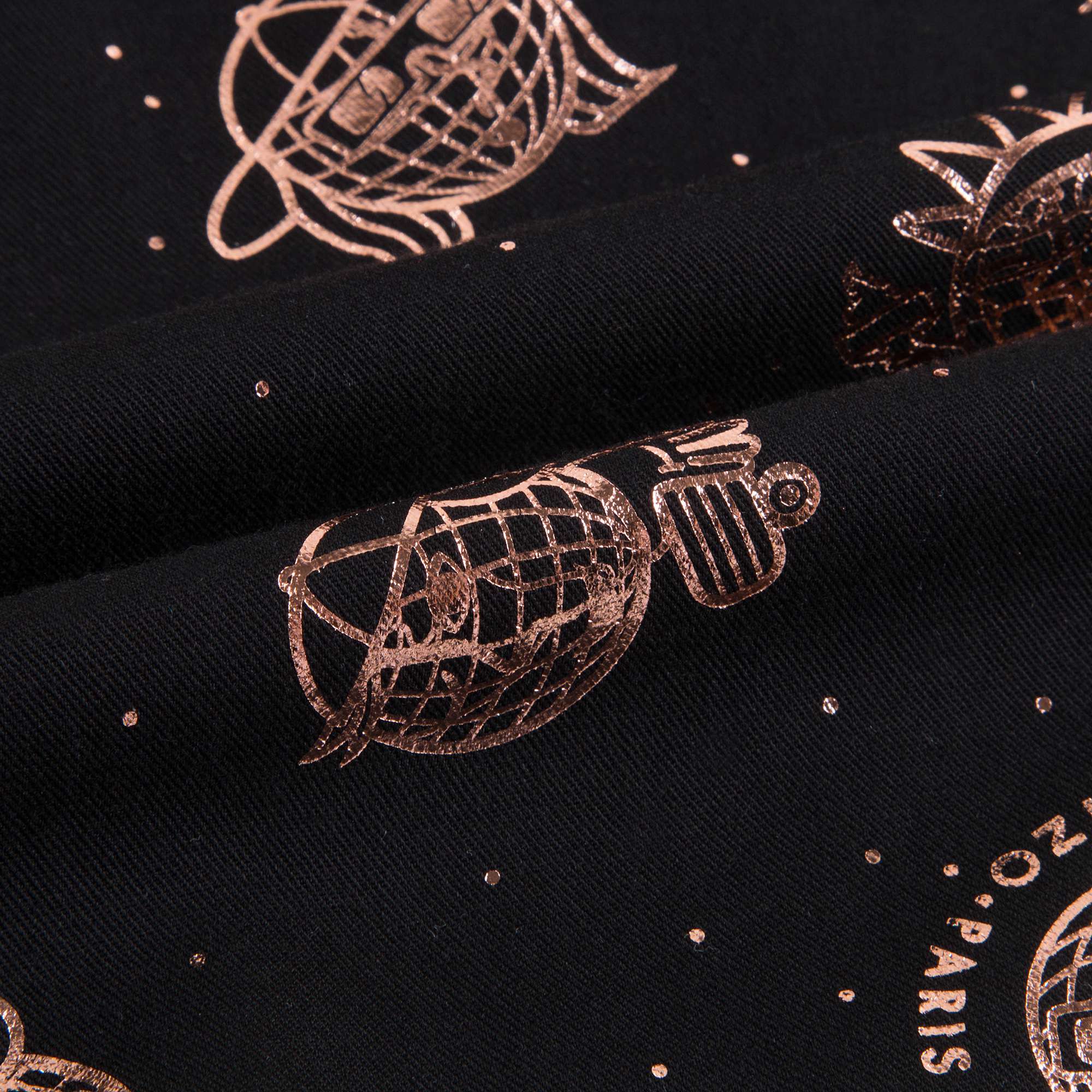 Girls Black Tiger Printed Dress