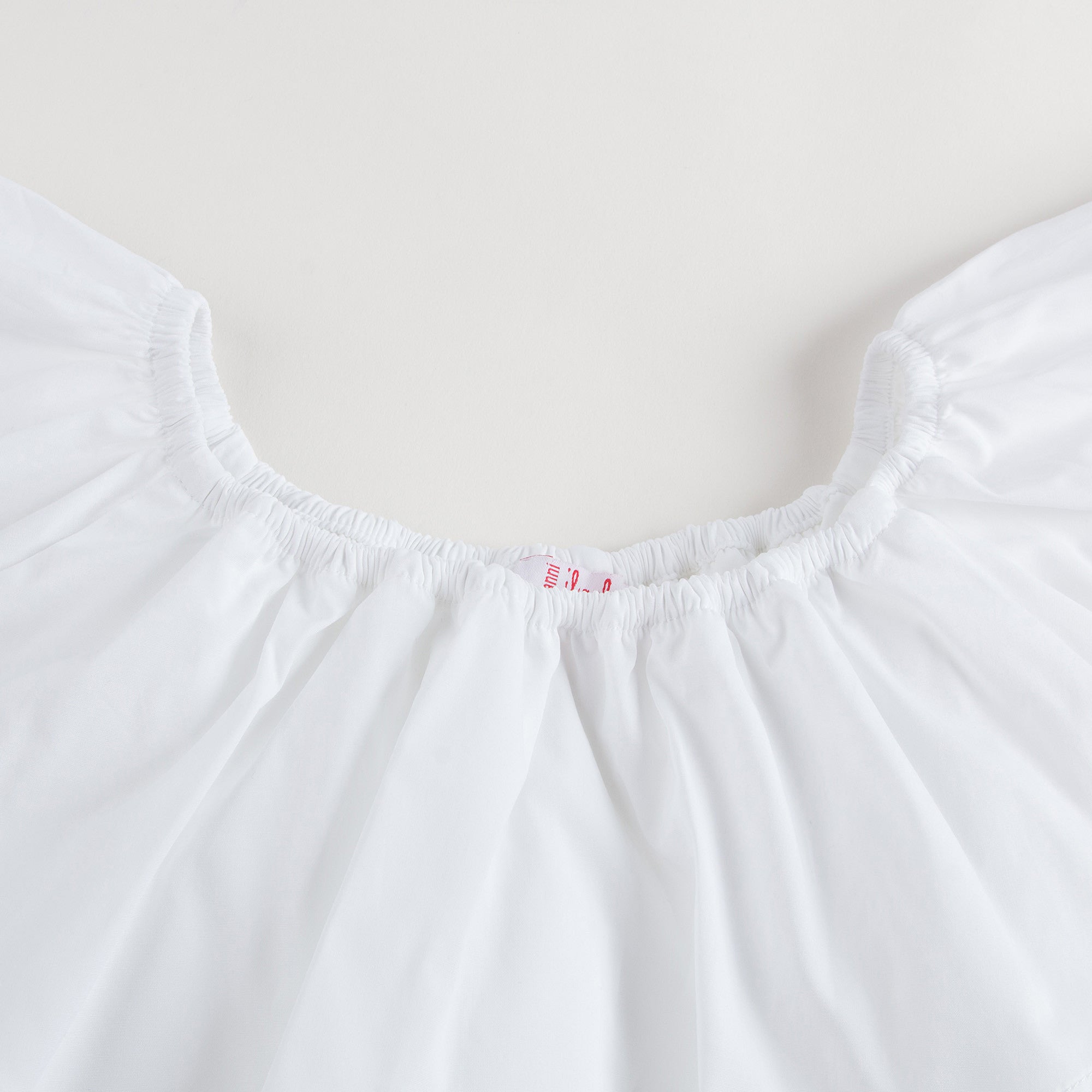 Girls White With flounces T-Shirt - CÉMAROSE | Children's Fashion Store - 3