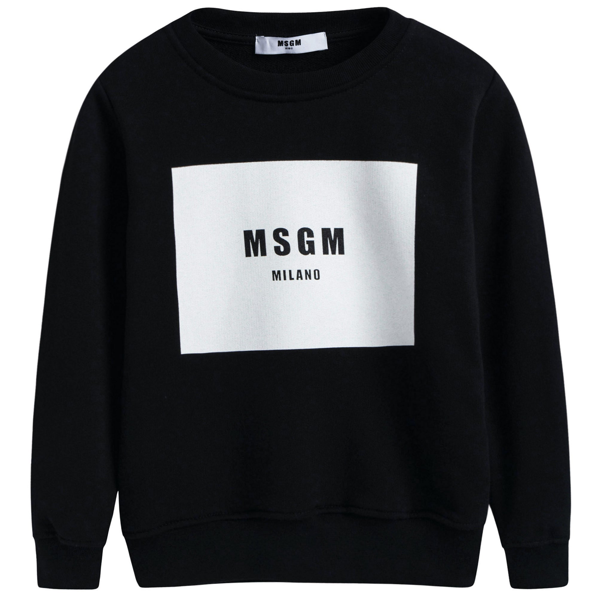 Boys Black Logo Sweatshirt