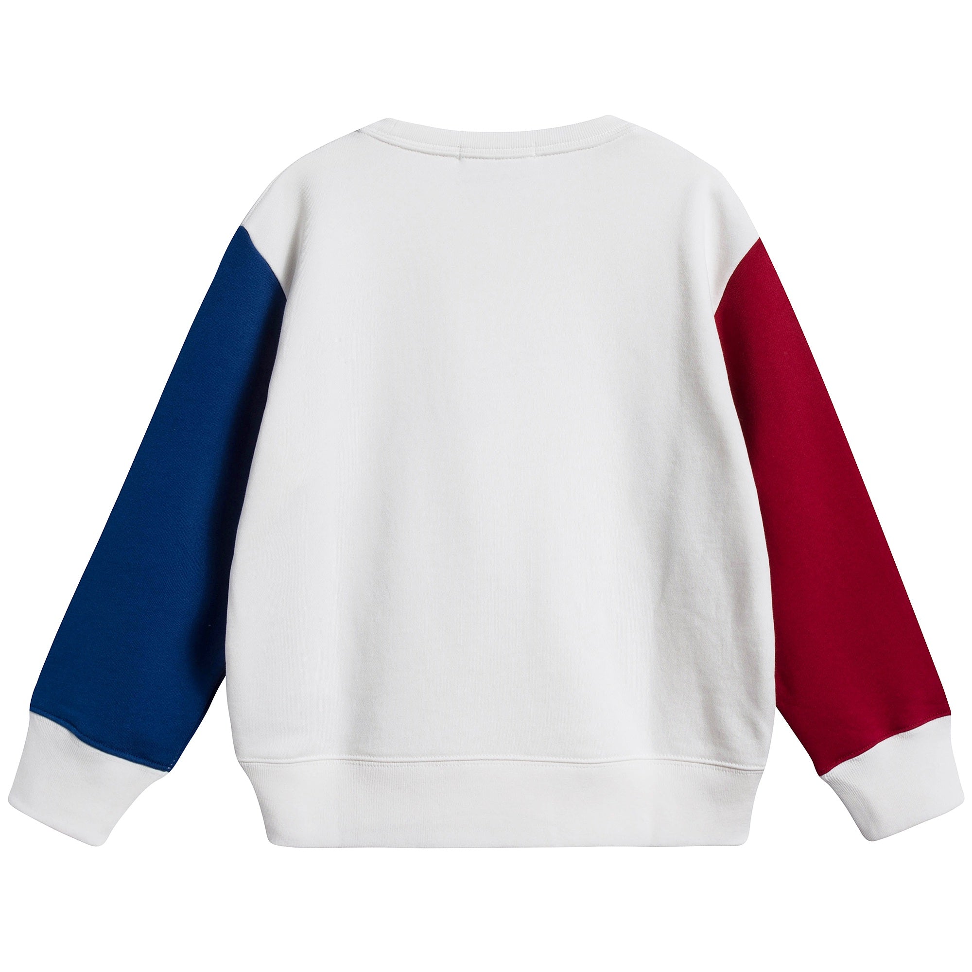 Boys White 鈥淔laky clouds鈥? Cotton Sweatshirt
