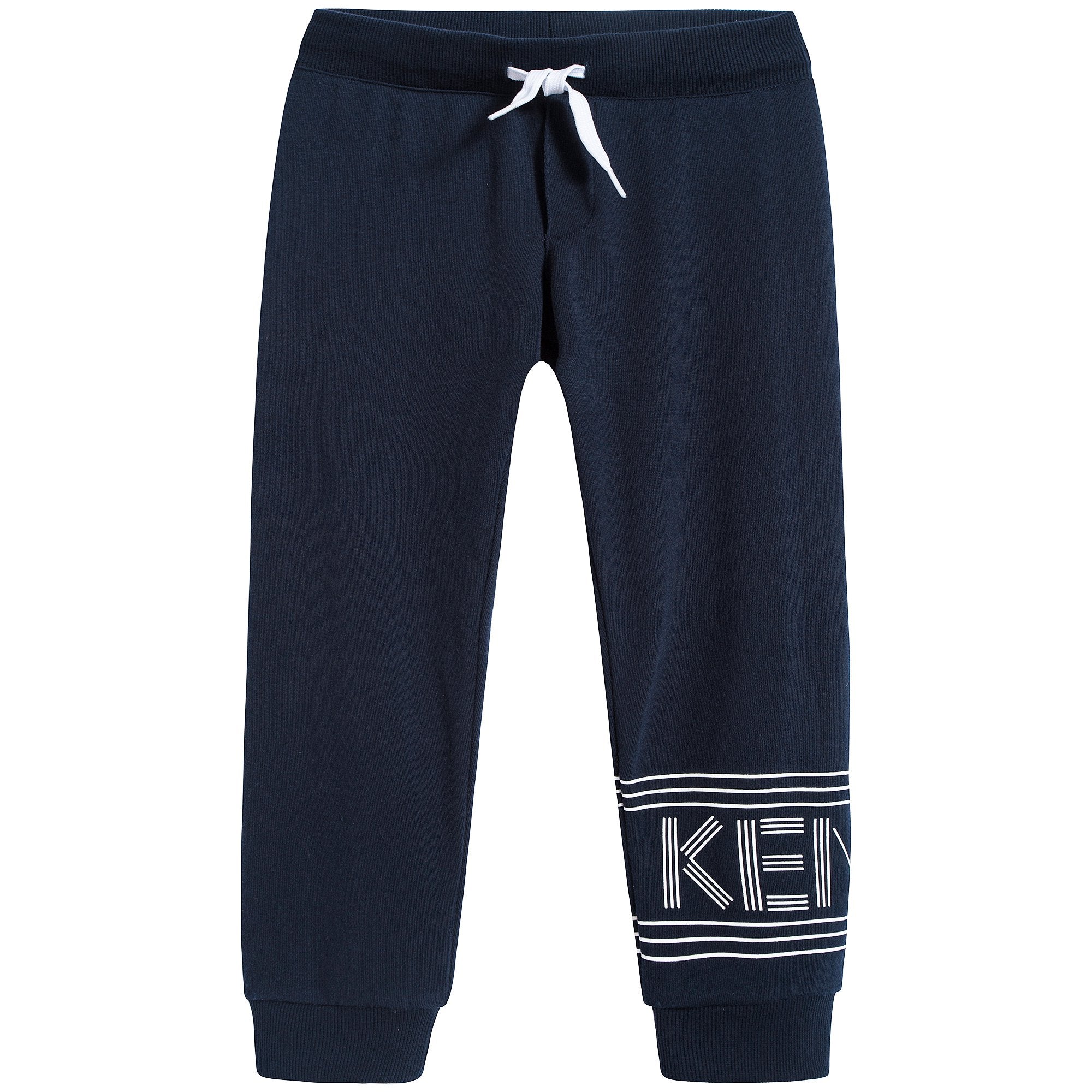 Boys Navy Logo Trousers