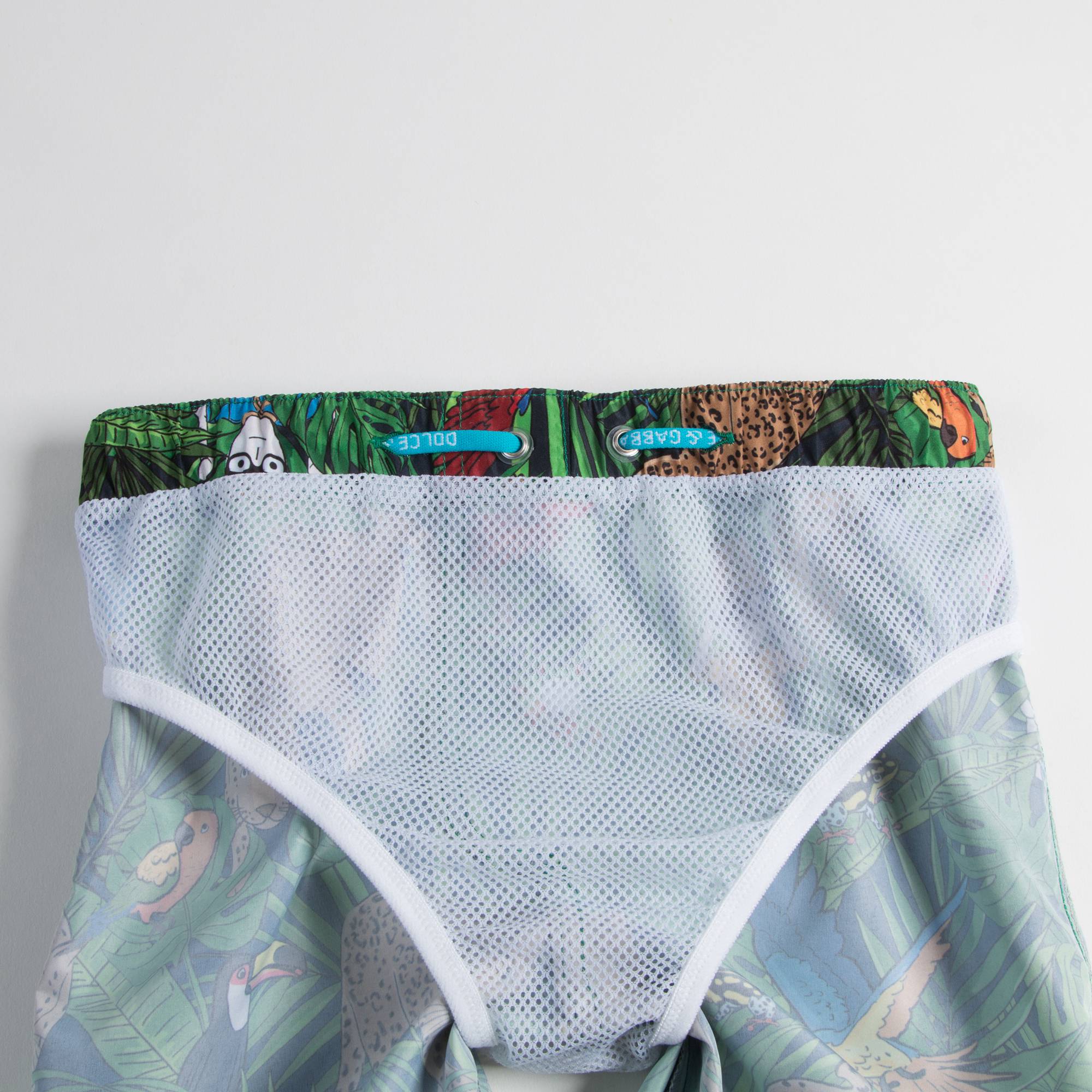 Baby Boys Green Safari Print Baby Shortie