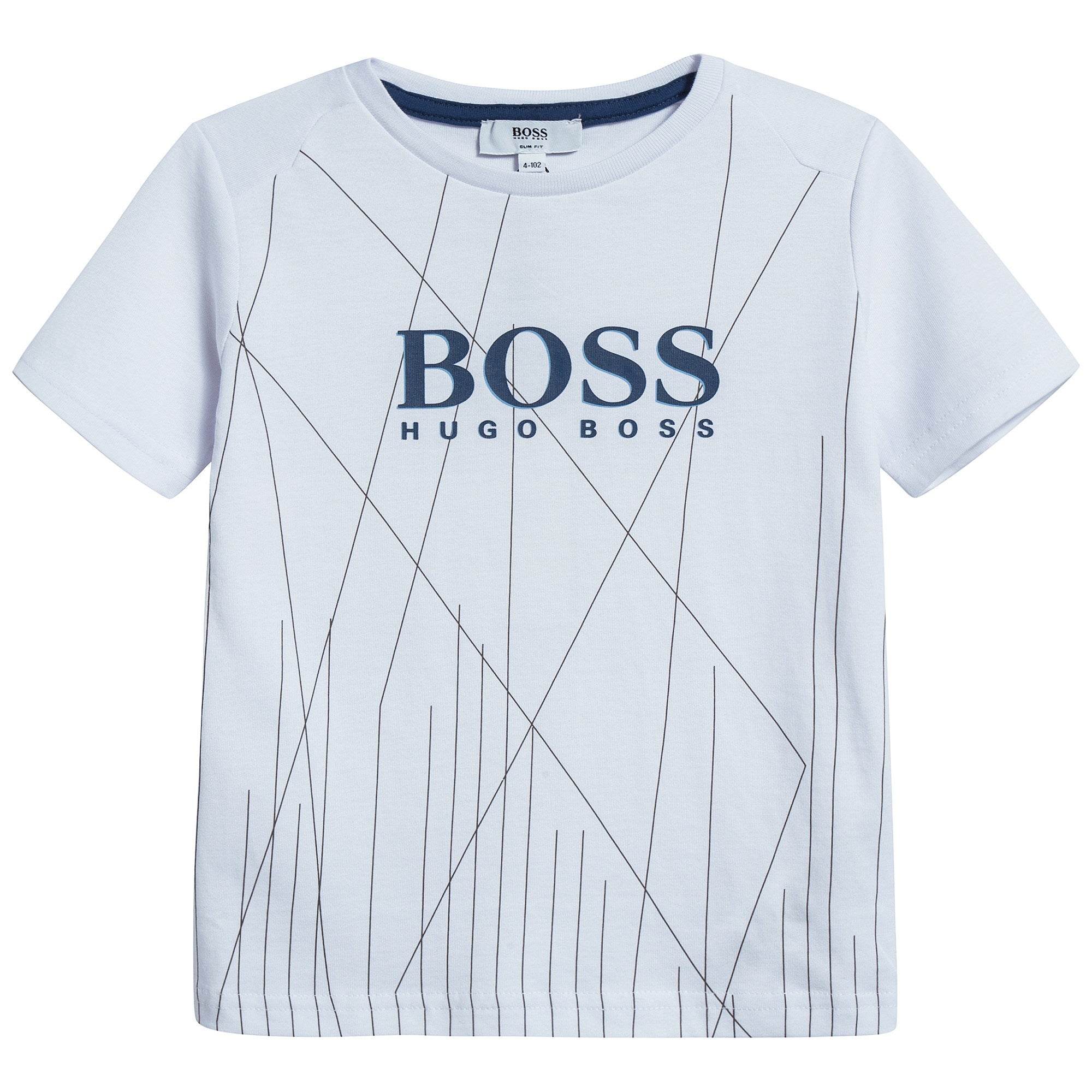 Boys White Logo T-shirt