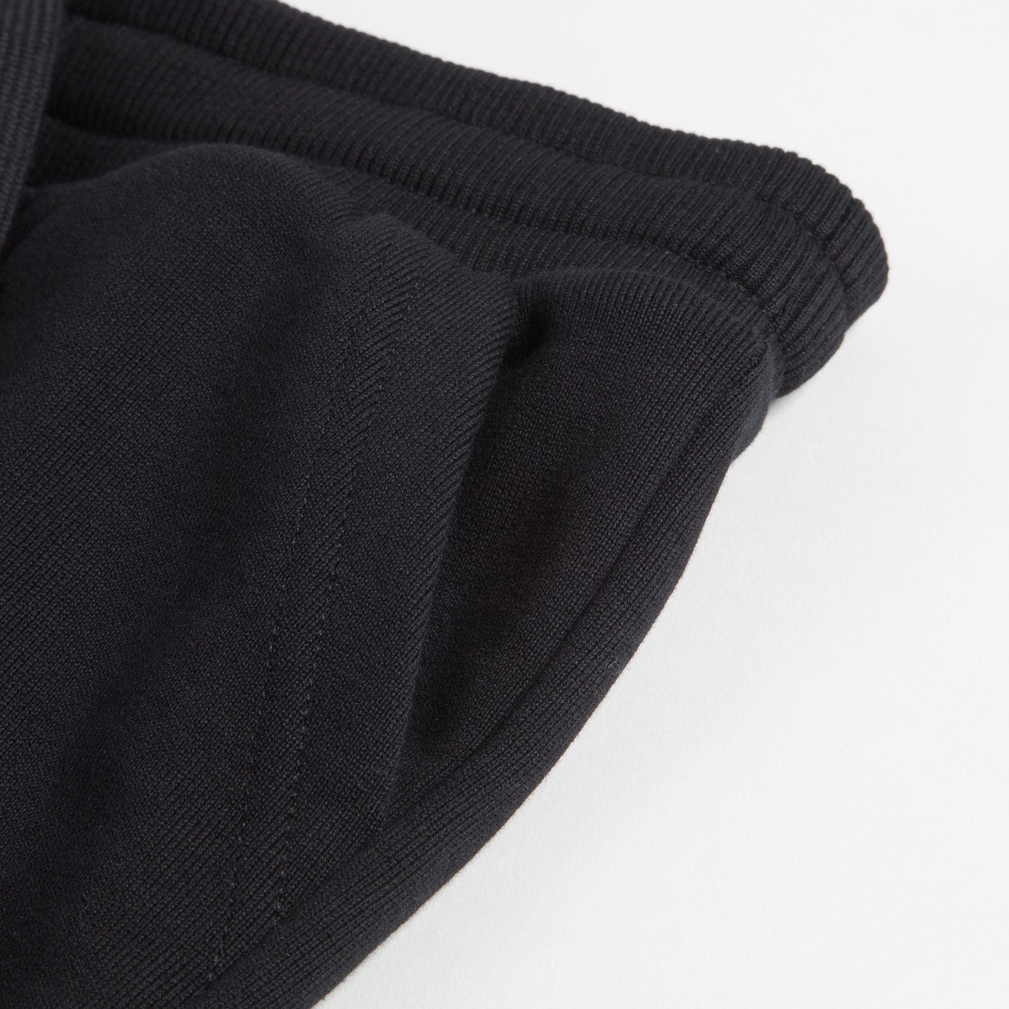 Boys & Girls Black Cotton Trousers