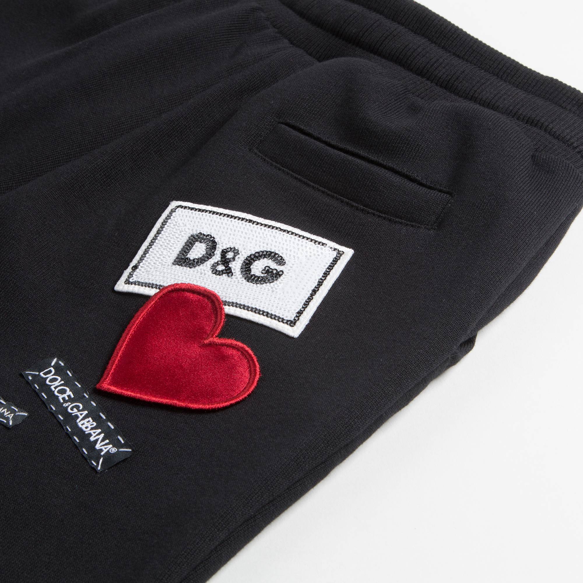 Boys & Girls Black Cotton Trousers