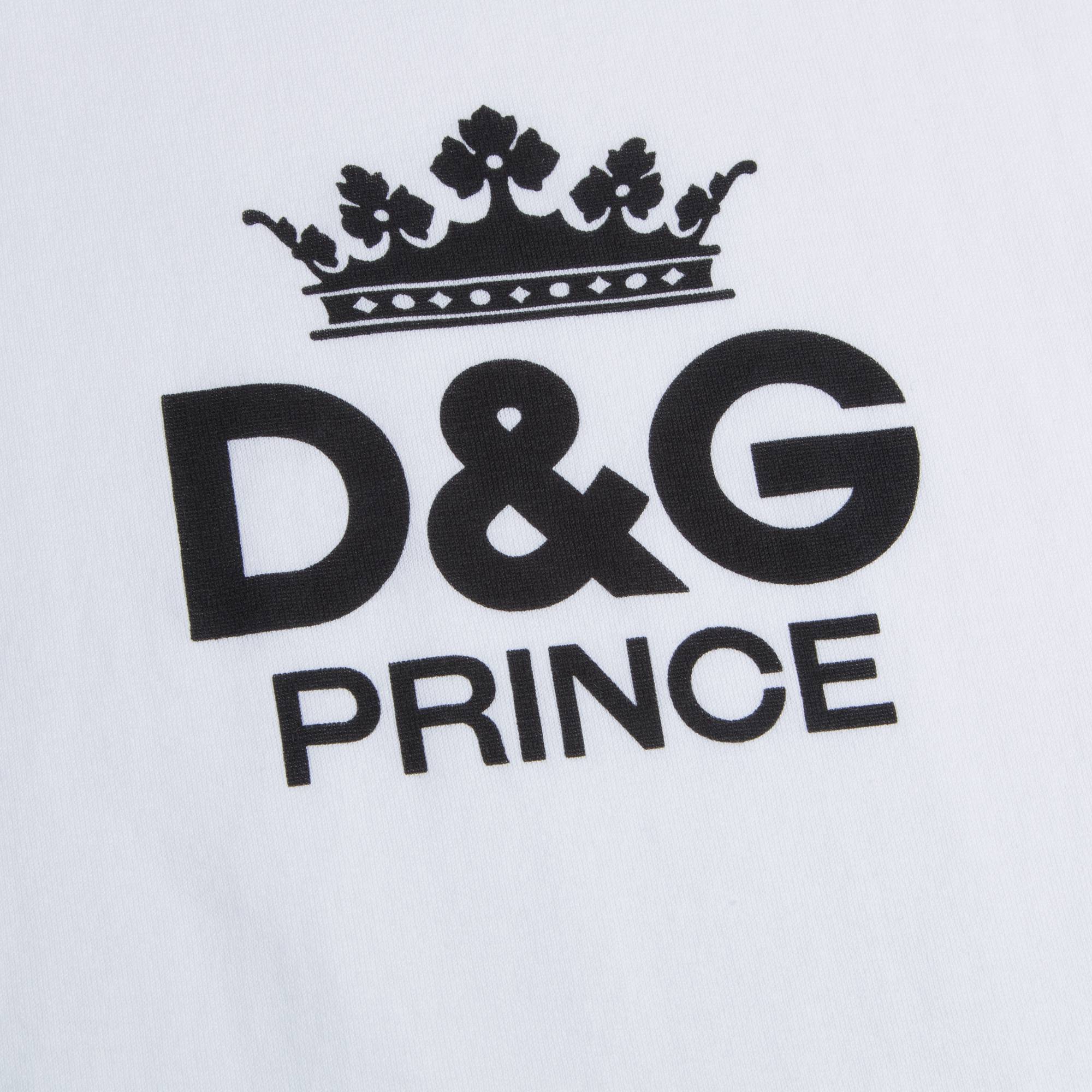 Boys & Girls White Logo T-shirt