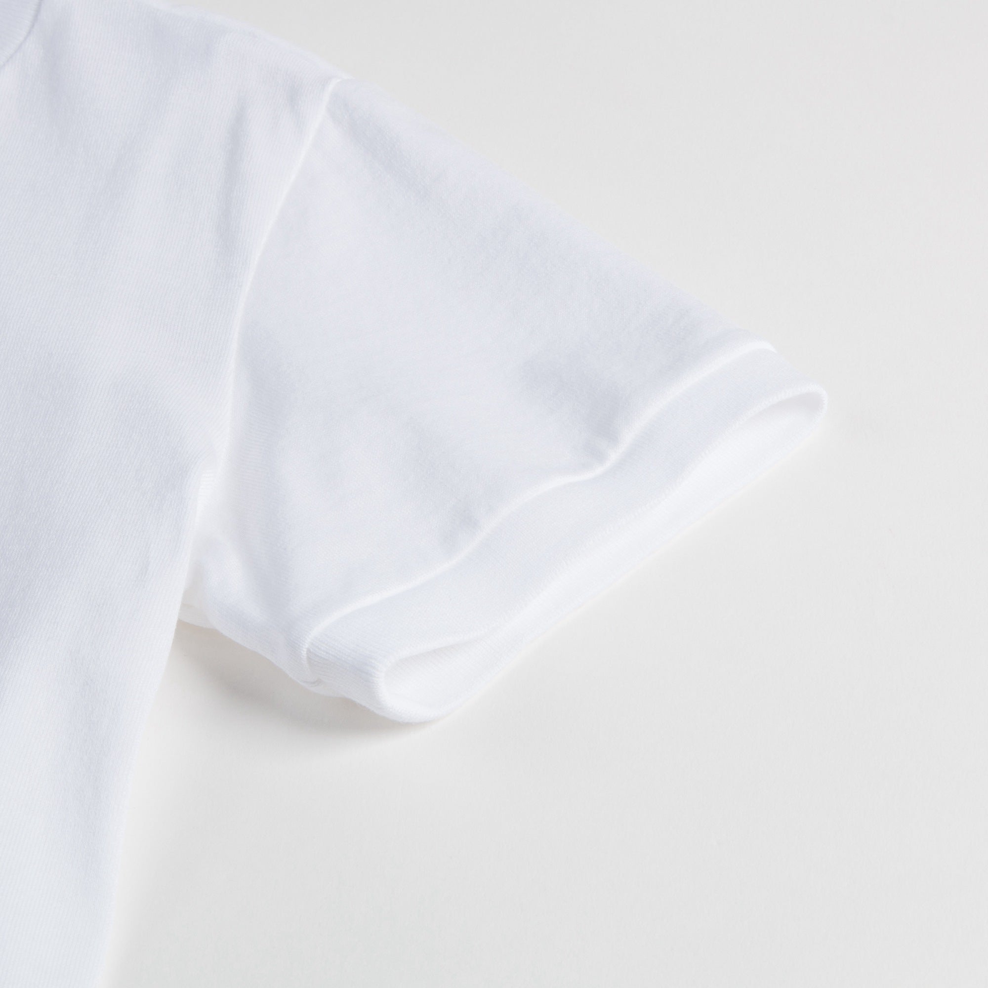 T-shirt blanc en coton pour filles