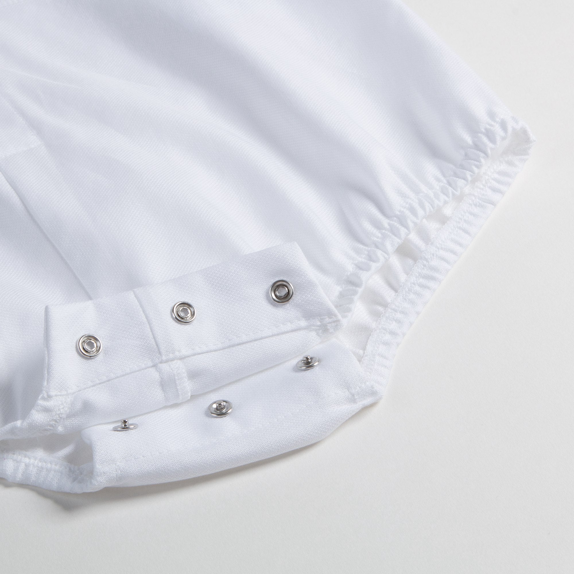 Baby White Cotton Babysuit