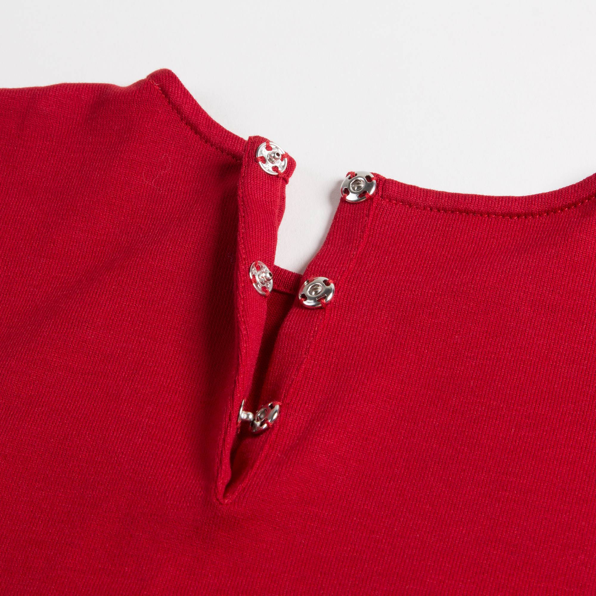 Baby Girls Red Home Babysuit