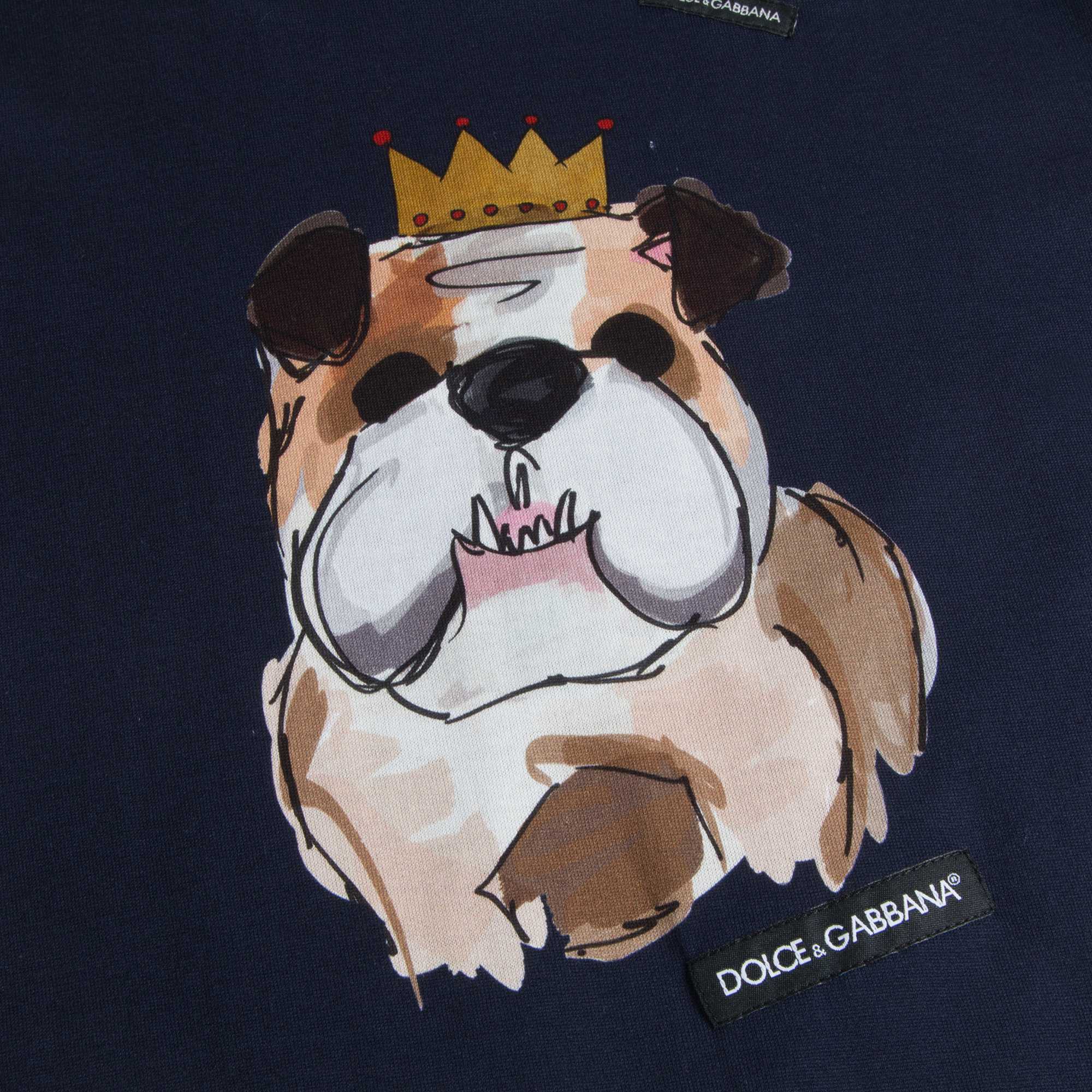 Baby Boys Blue Dog Cotton T-shirt