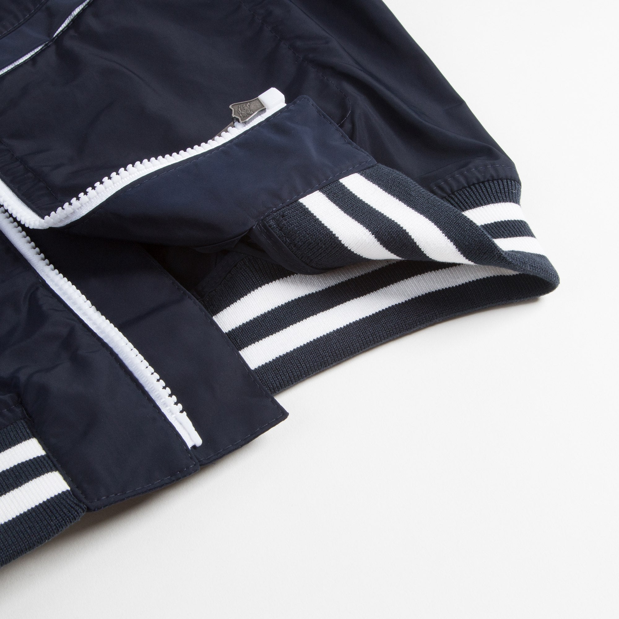 Boys Navy Blue Polyester Jackets