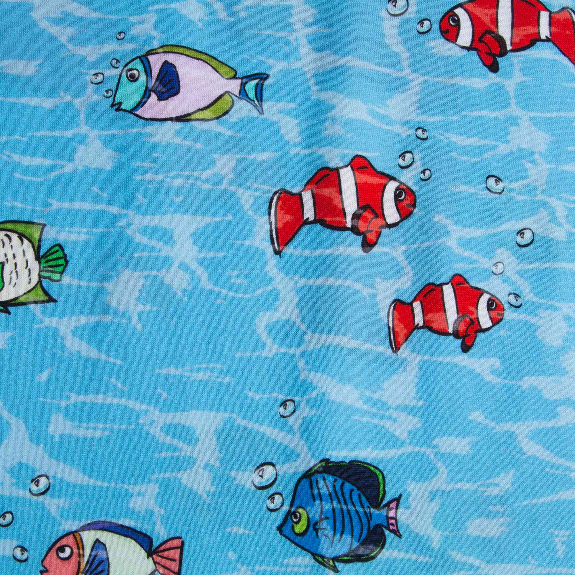 Baby Boys Sky Blue Swimming Pool Babysuit
