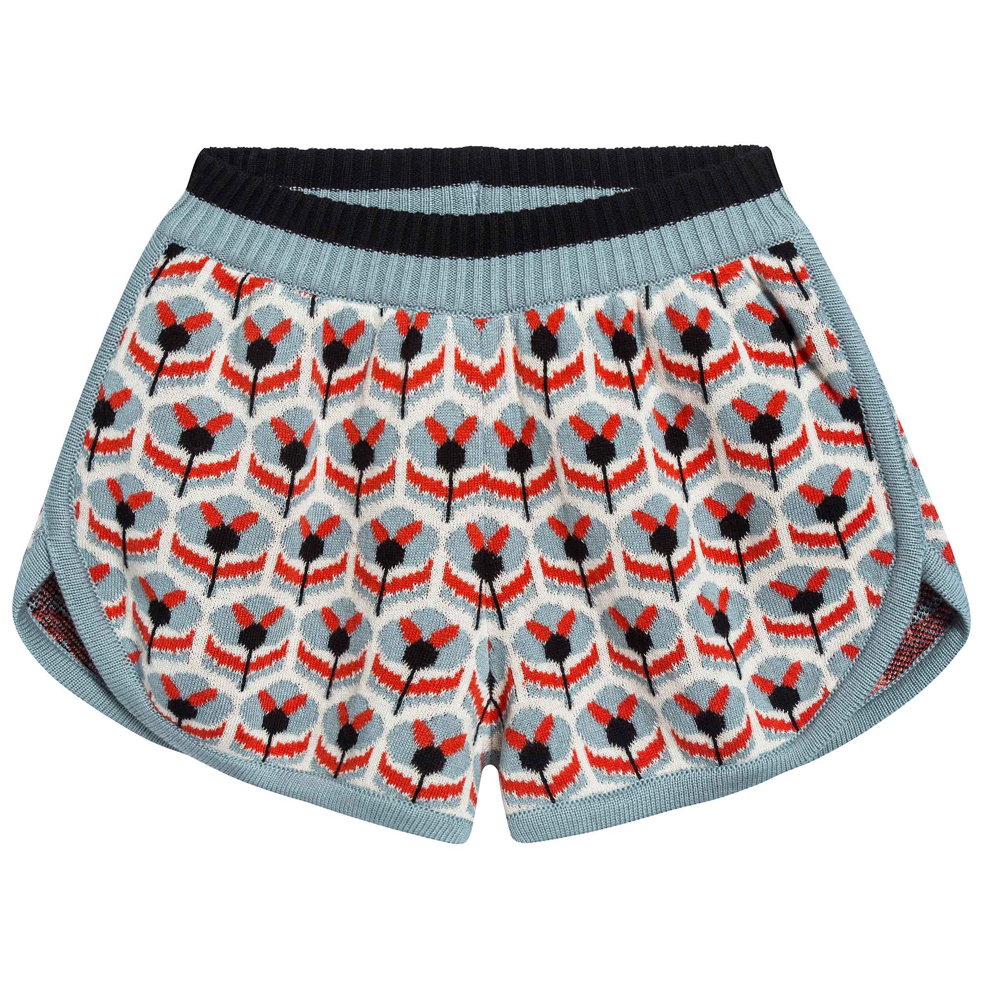 Boys & Girls Jacquard Cotton Shorts