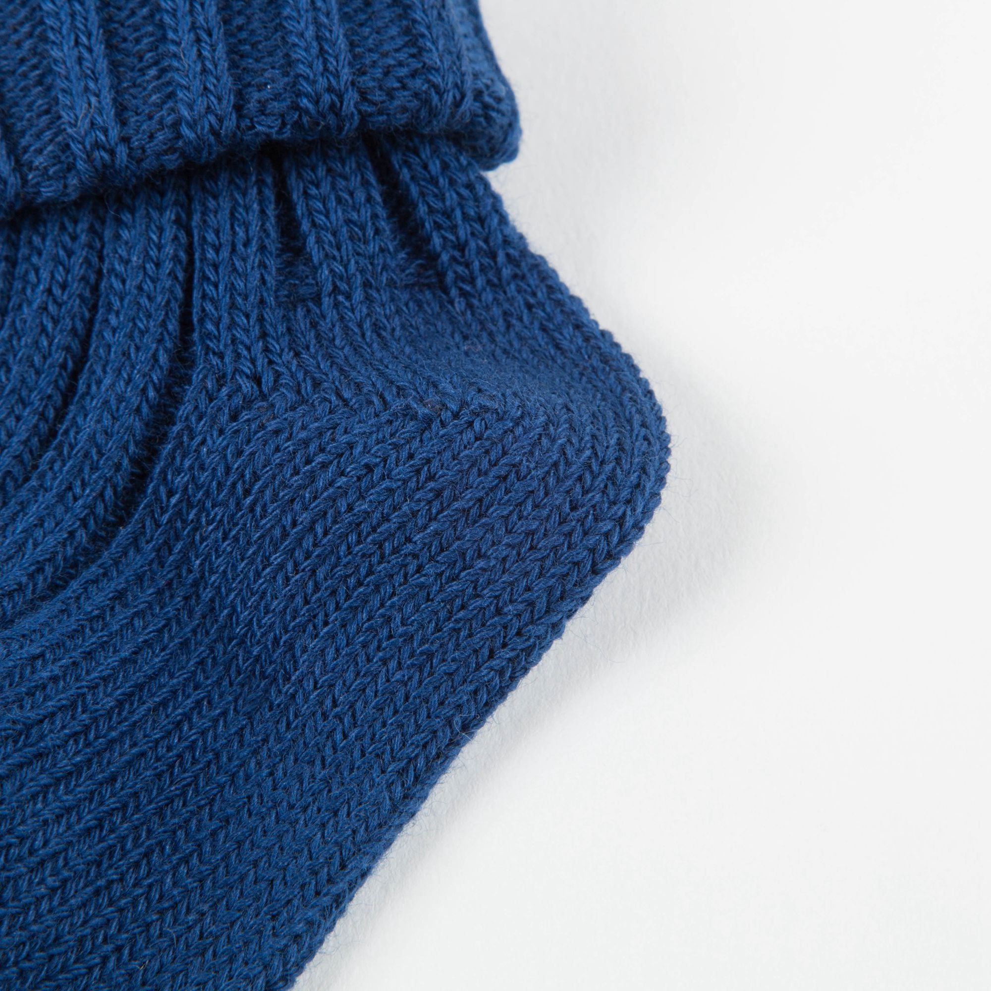 Baby Rich Blue Cotton Knitwear Socks