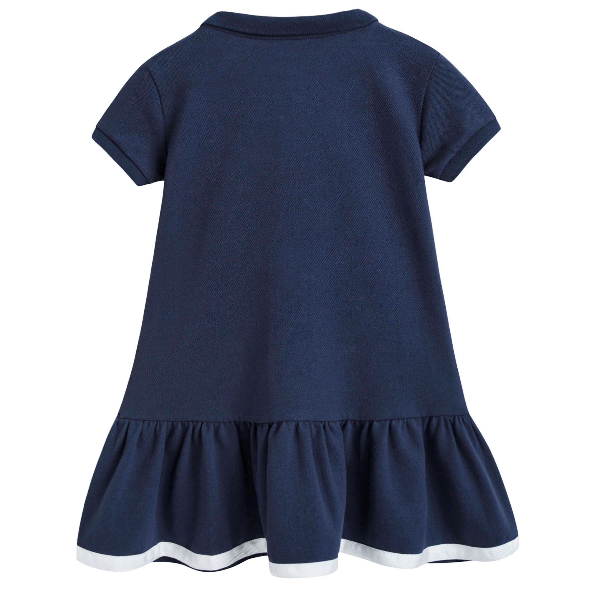 Girls Blue Polo Dress