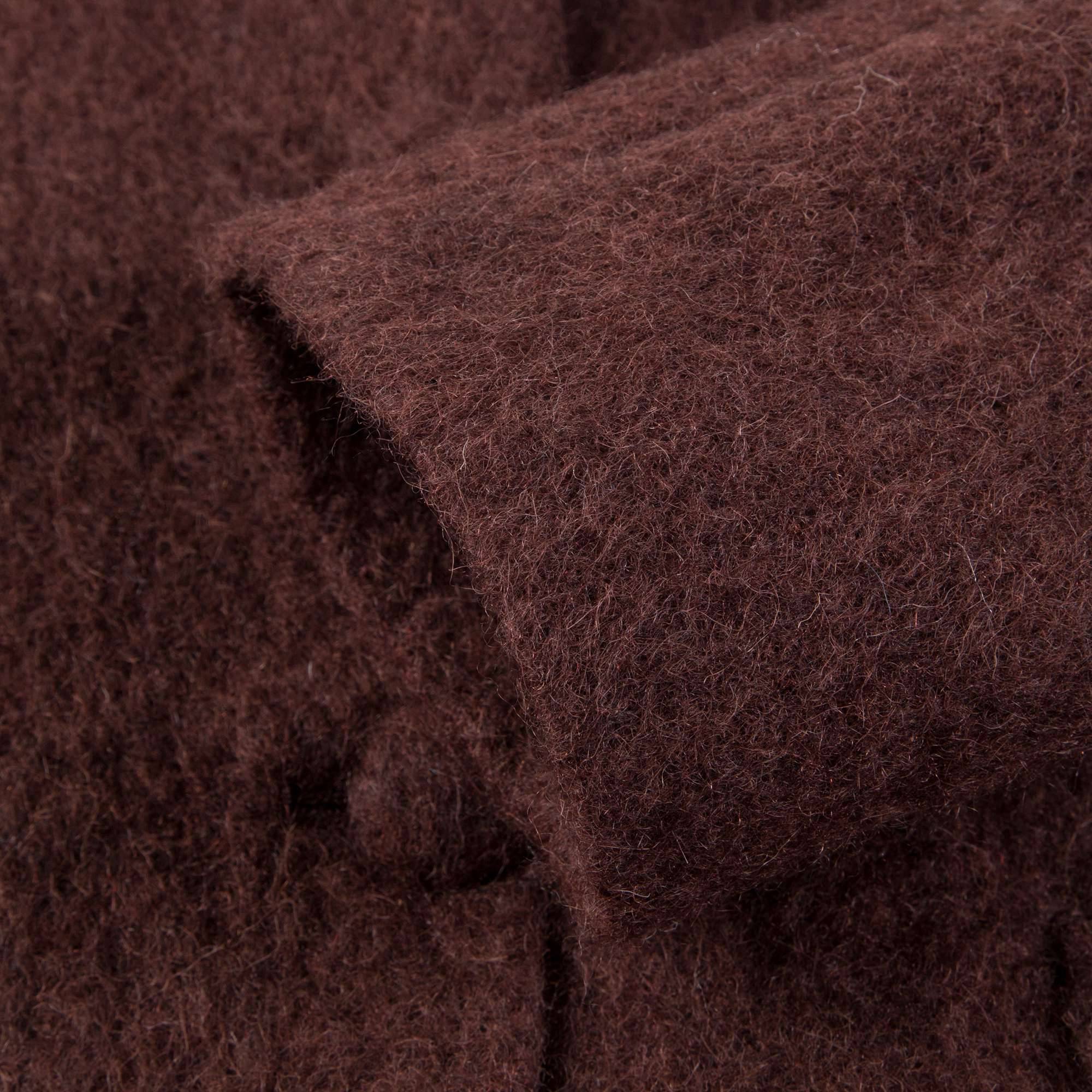 Manteau en laine marron pour filles