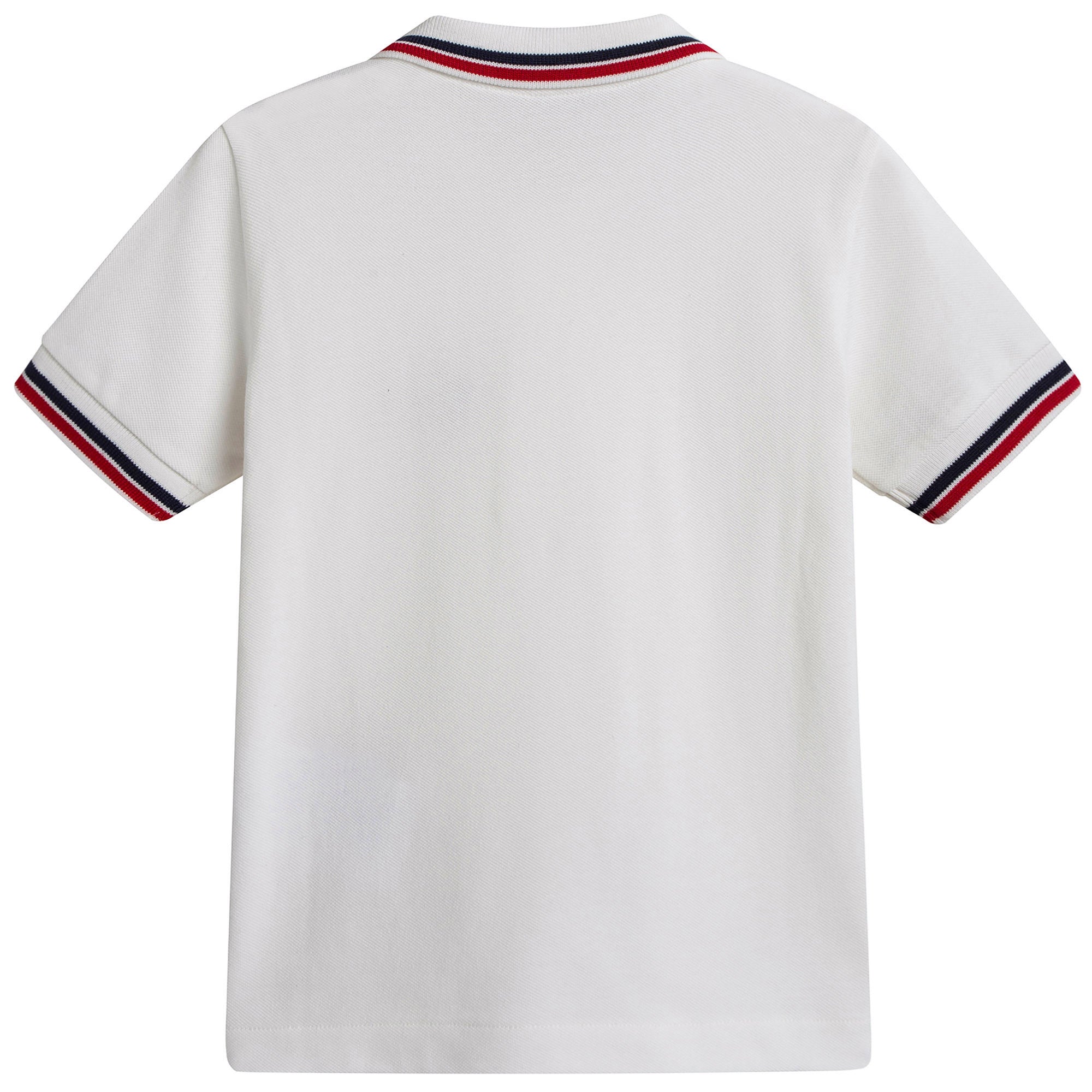 Boys White Polo Shirt With Pocket