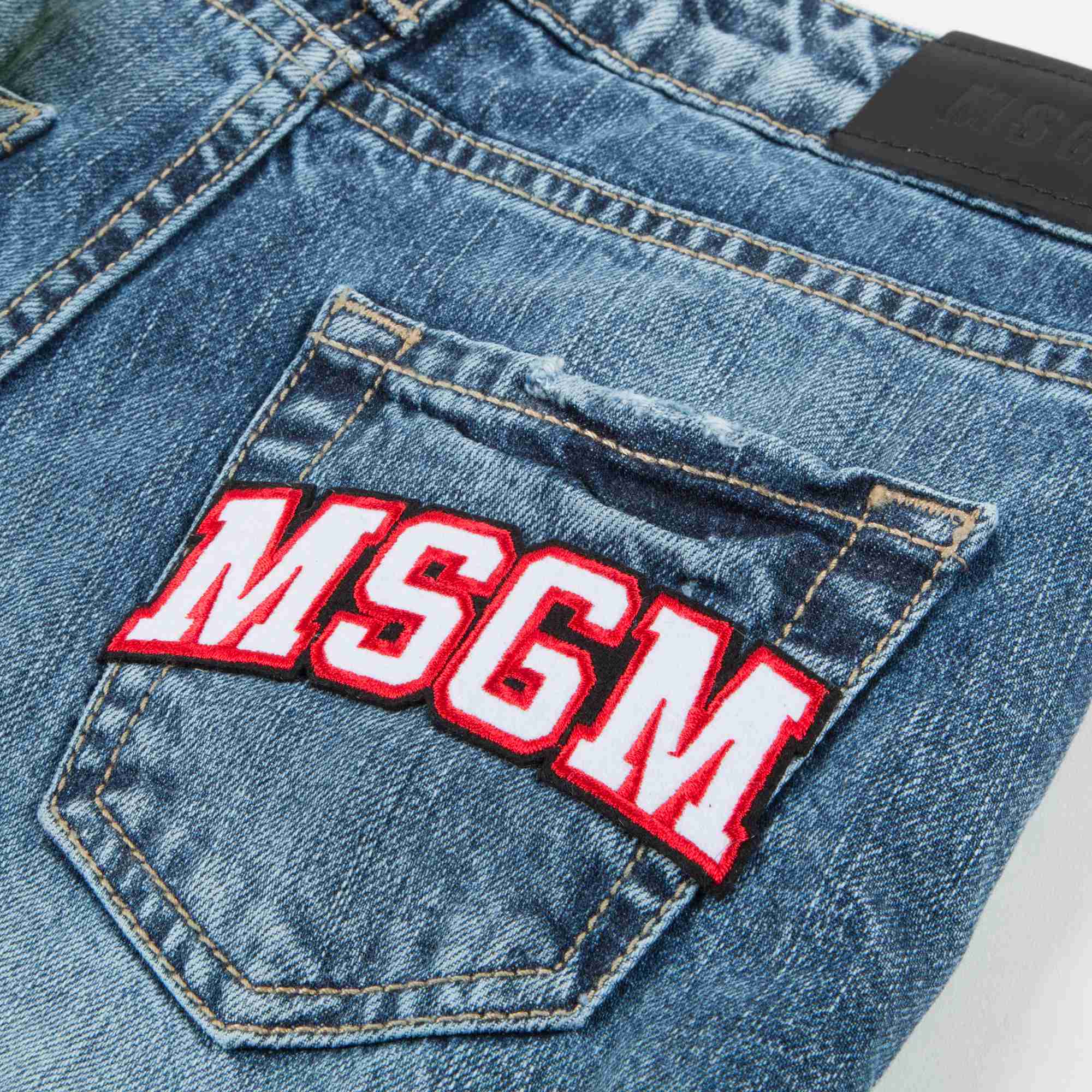 Boys Denim Blue Cotton Jeans