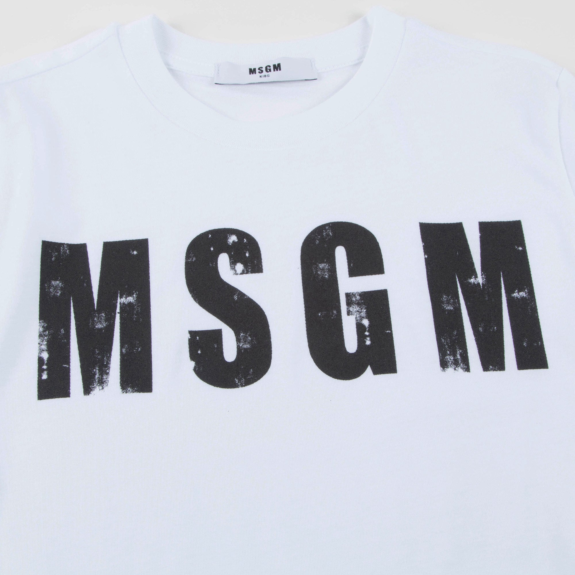 Boys White Logo Cotton Jersey T-shirt