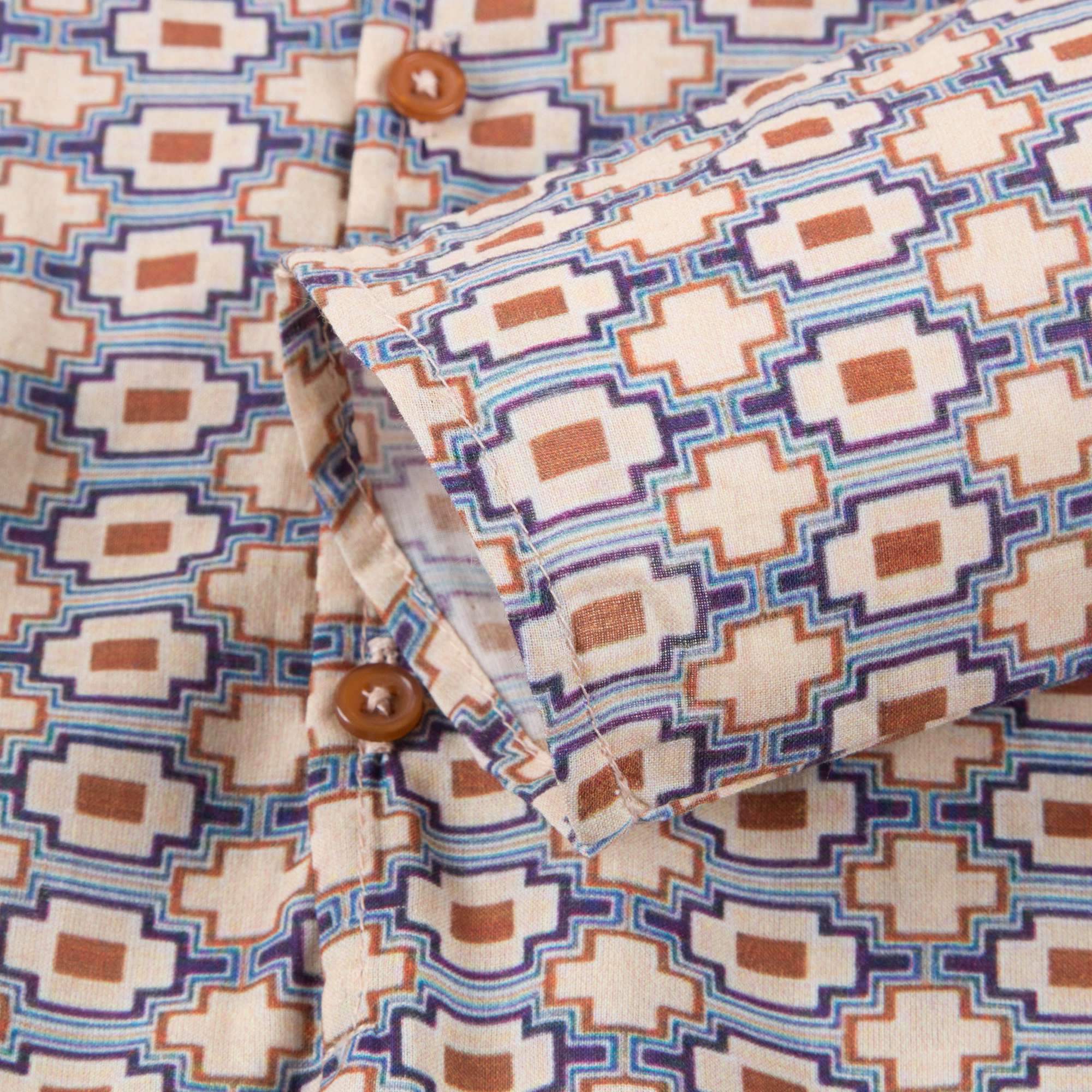 Baby Kaleido Blue Woven T-shirt