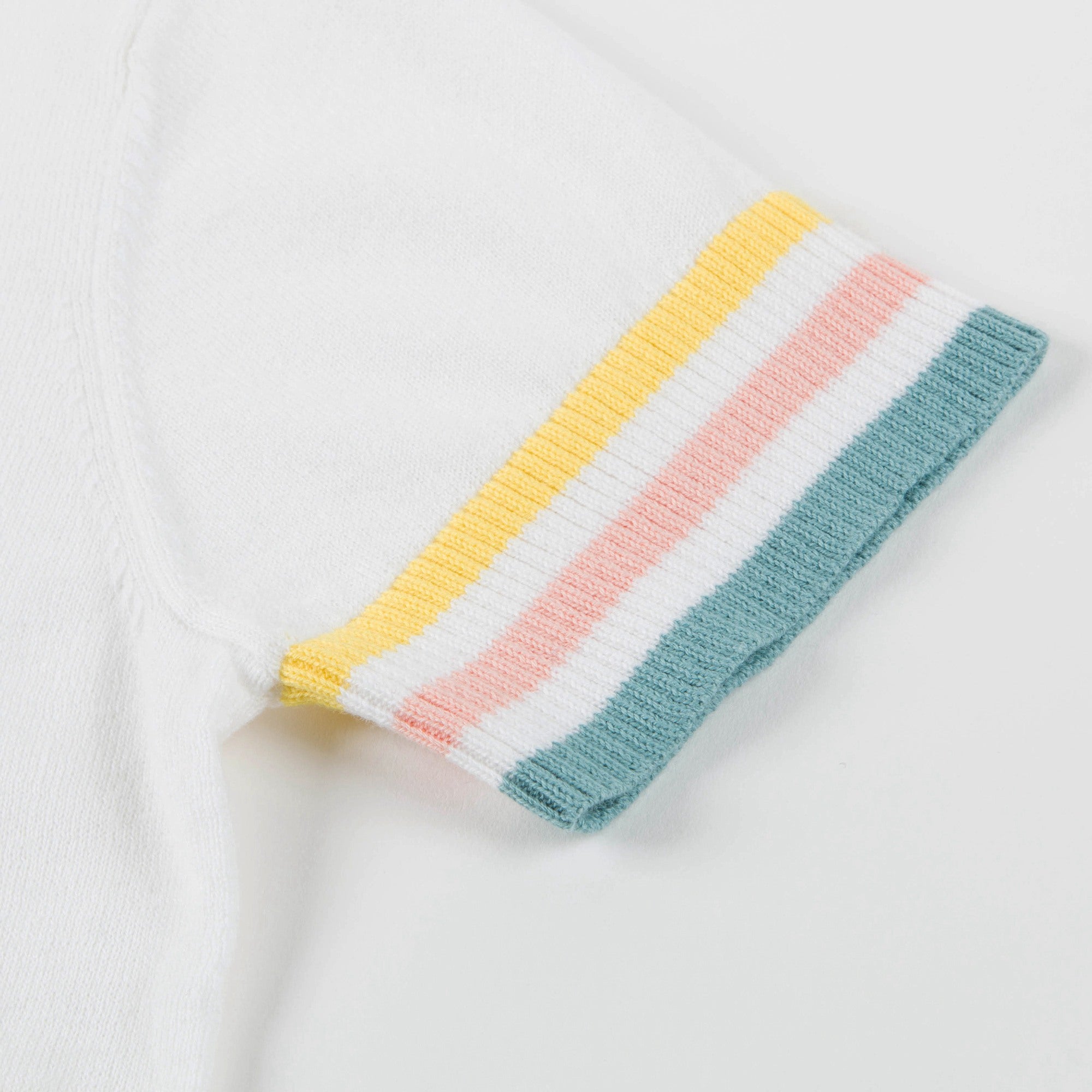 T-shirt en tricot blanc pour fille