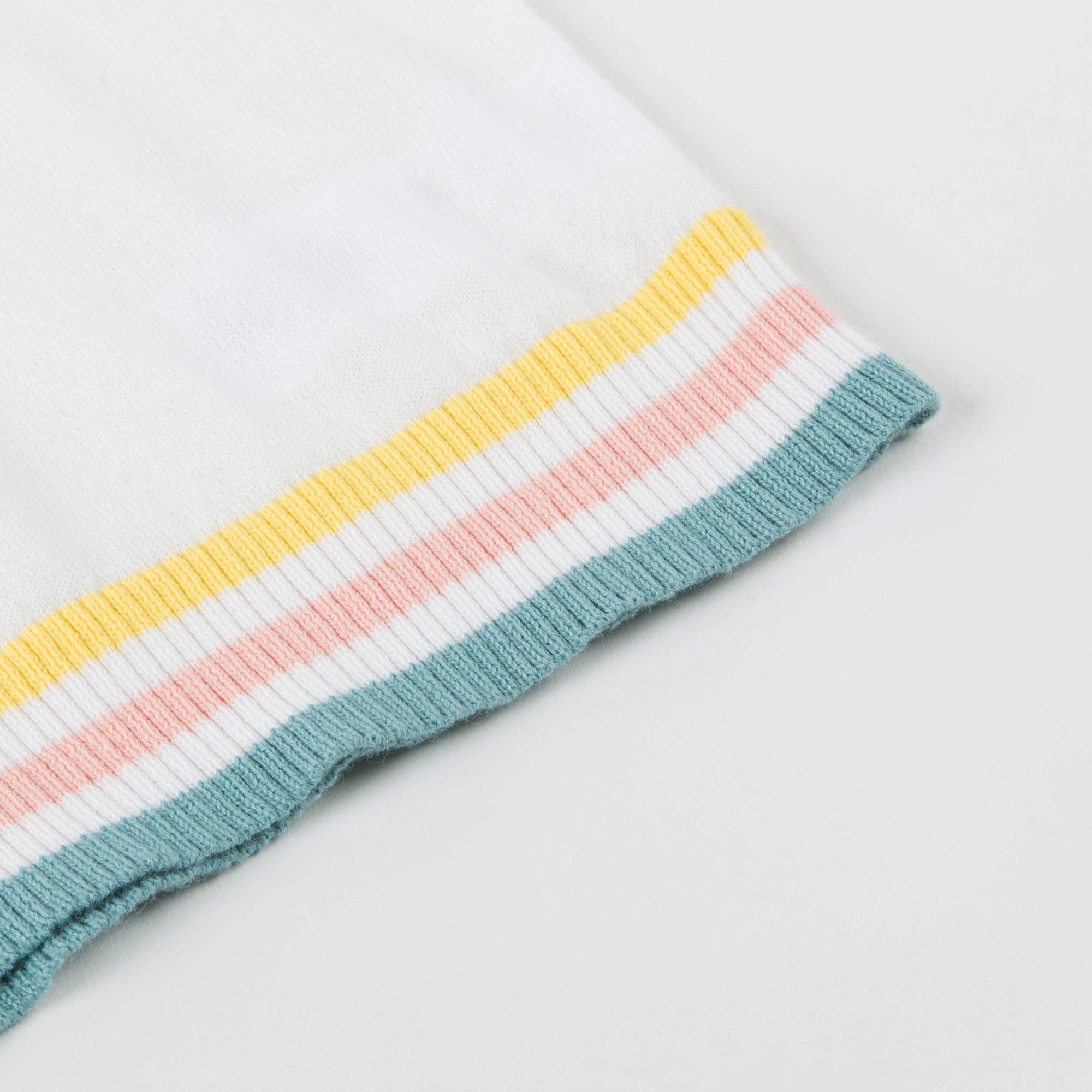 T-shirt en tricot blanc pour fille