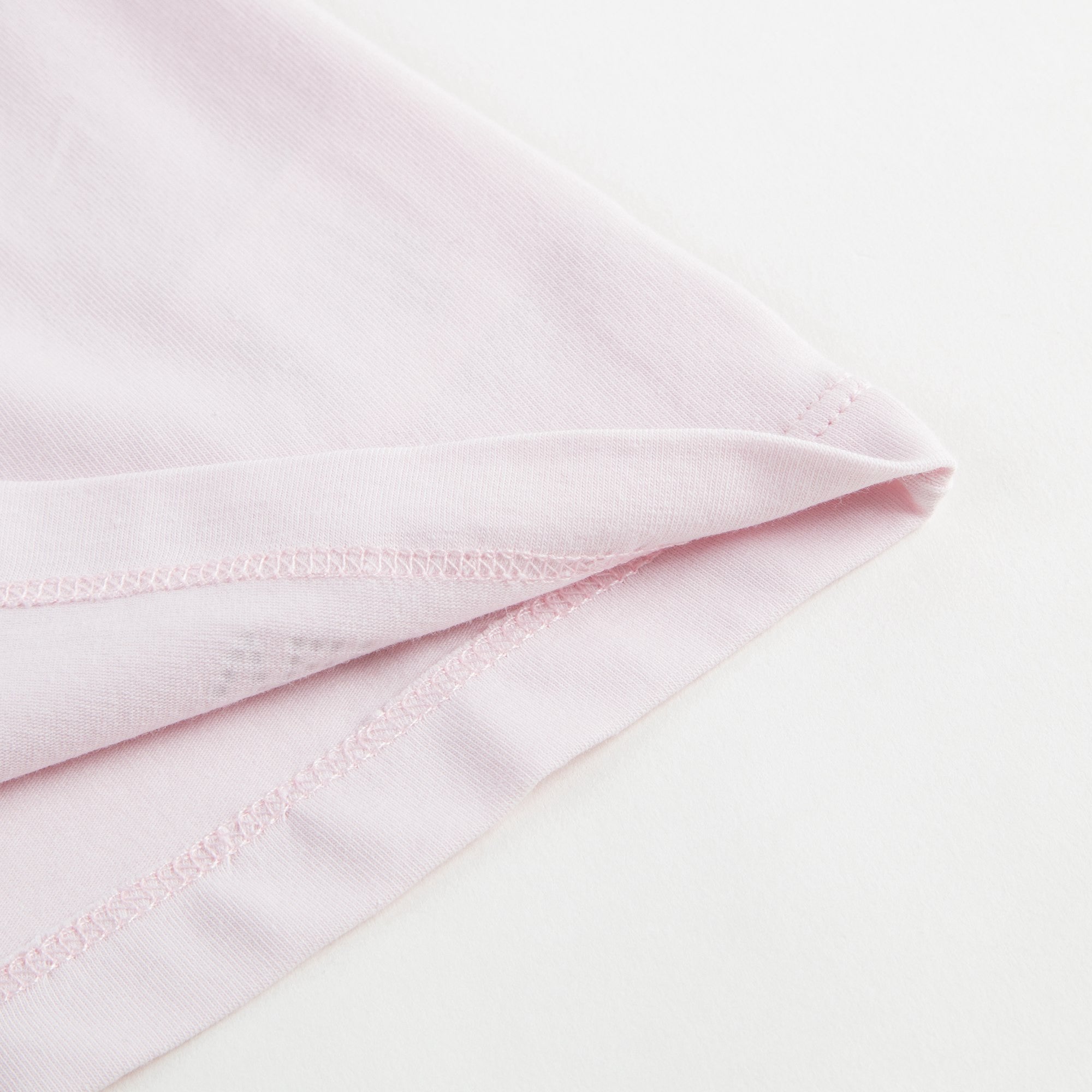 Chemisier rose en coton pour bébé fille avec finitions en strass dorés